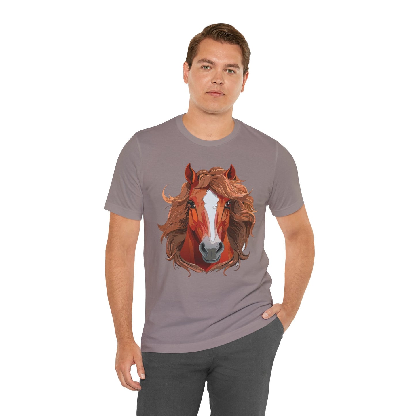 Unisex Animal Graphic Tee Shirt With Wild Animals Art Design For Everyday Casual Comfort Wear