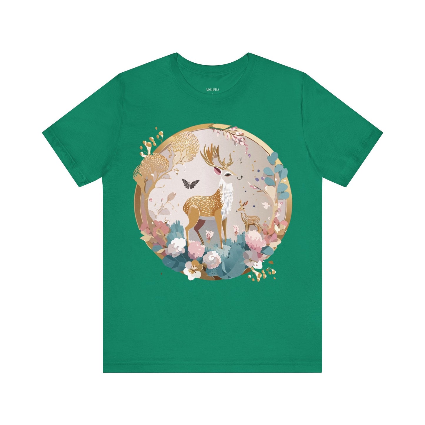 Medallion Graphic T Shirt Unisex Adelpha Vintage Inspired Artwork Short Sleeve Tee