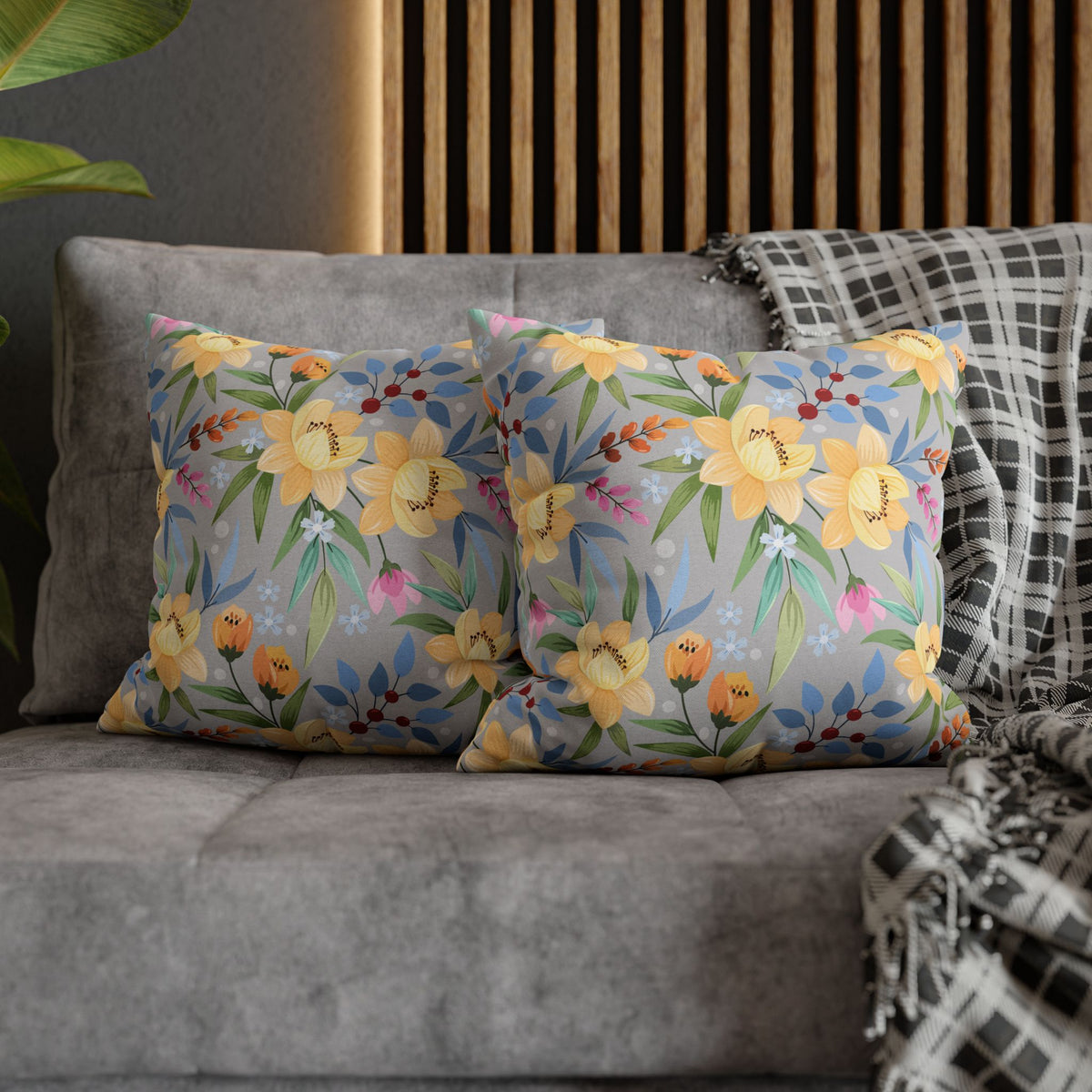 Floral Pillow Case