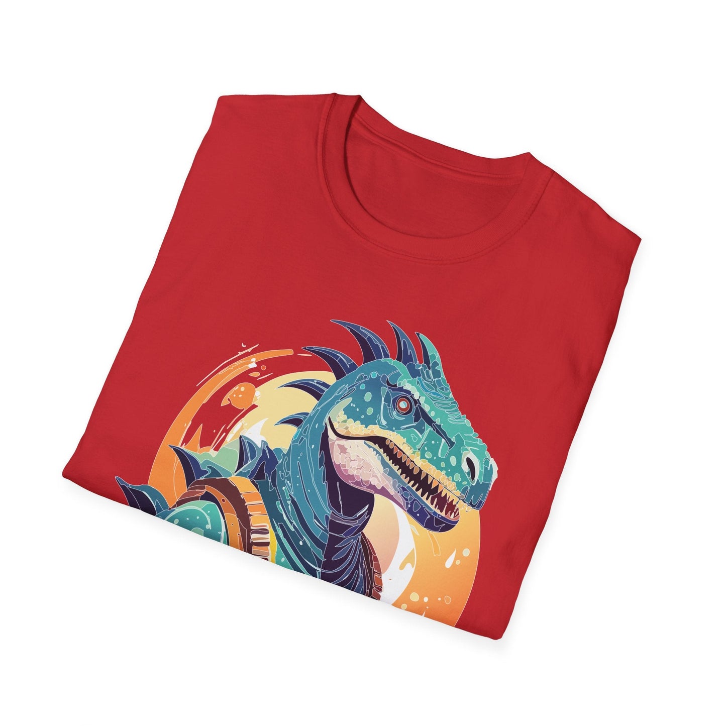 Alien Graphic Unisex Cotton Softstyle UFO Artwork Tee 17