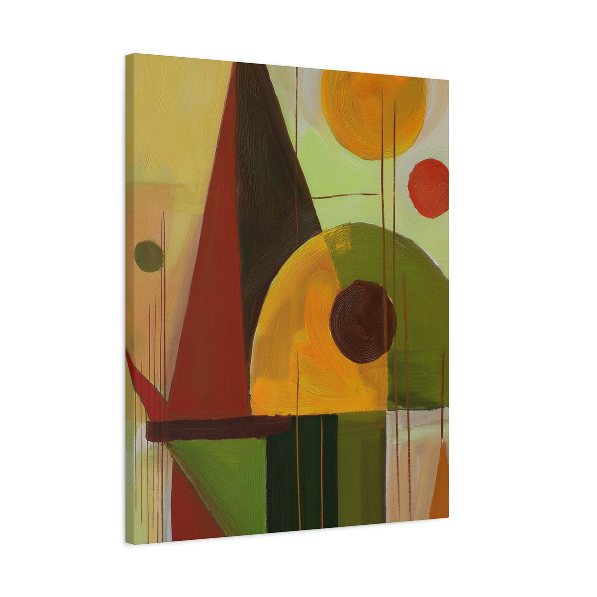 Abstract Geometric Painting Print Canvas 20x24,20x30,24x30 24x32,24x36,30x40 32x48,36x48,40x60 Pine-Wood Inner Frame ABS-60