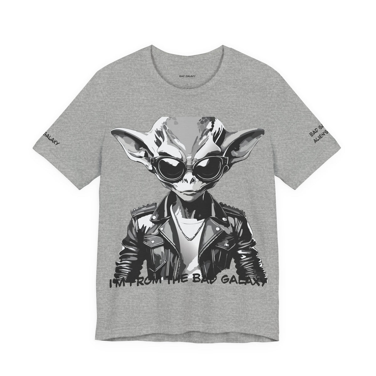 Alien Graphic Unisex Cotton Bella+Canvas Tee with Art Design b65