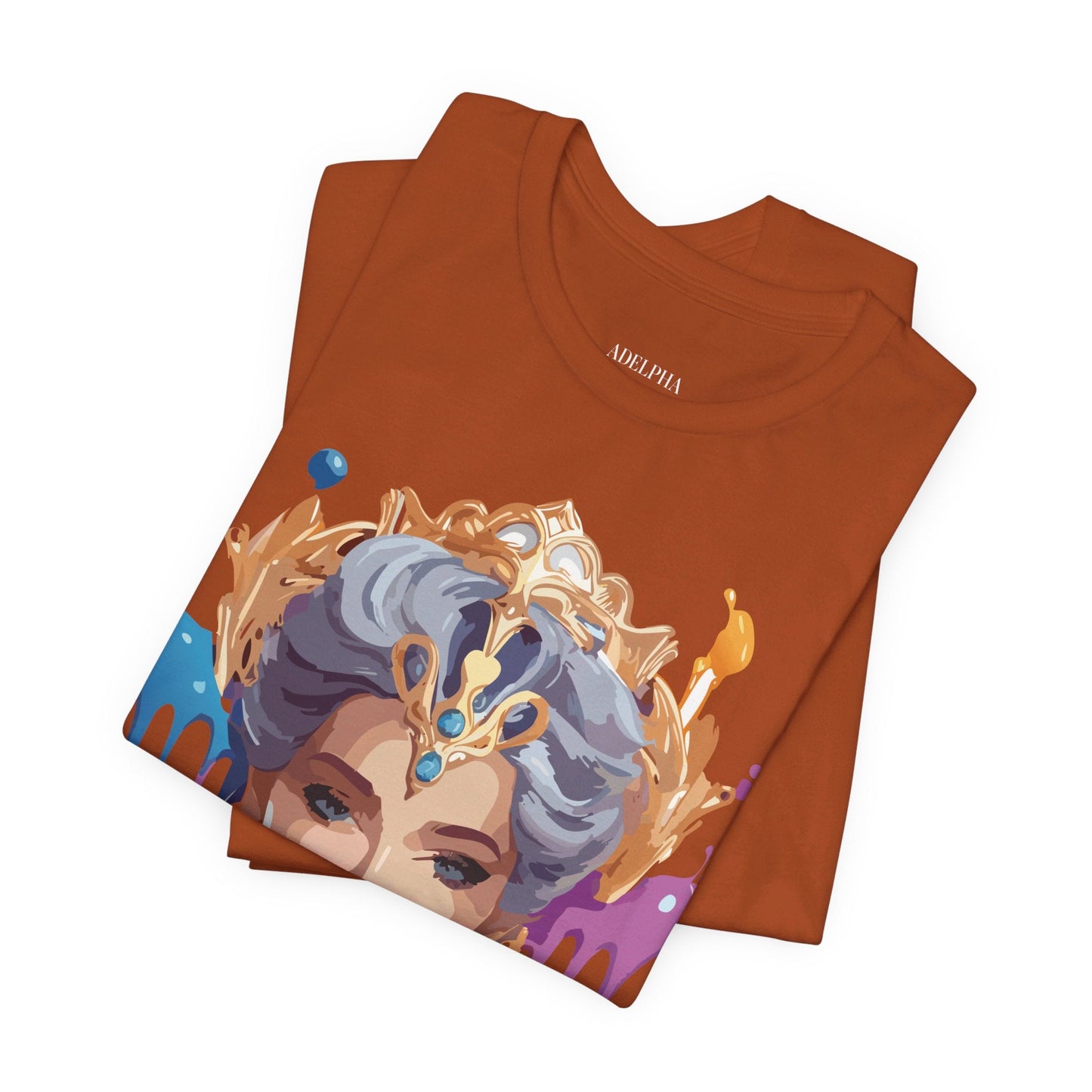 Queen Woman Portrait Graphic Unisex 100 Cotton Vintage Artwork Tee 18