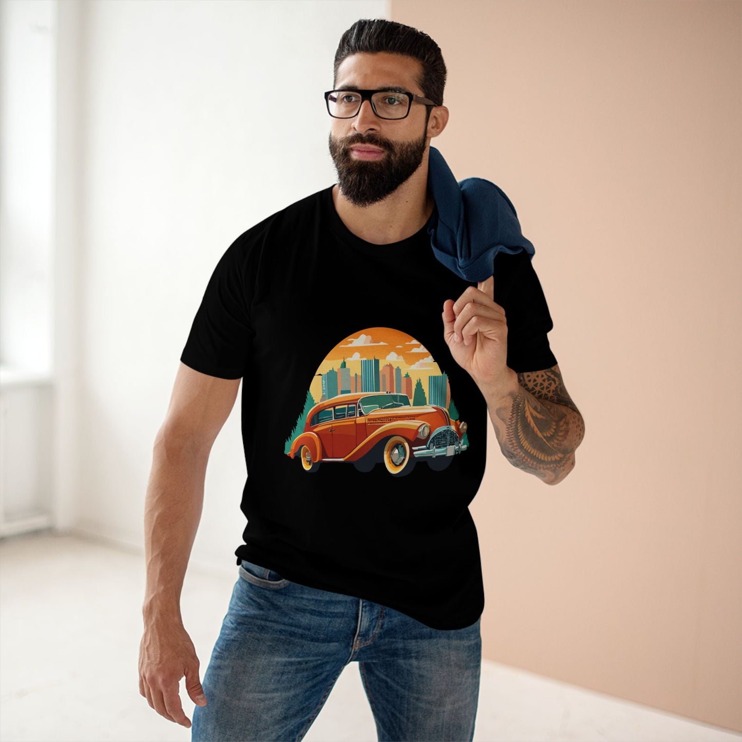 Retro Car Shirts Vintage Car Tee By Retro2Nova Unisex Premium Cotton Original Art Design Collection