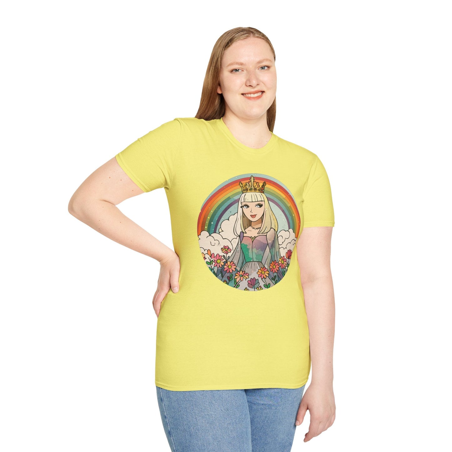 Womens Graphic T Shirt Art Design Tee Softstyle 100 Percent Ring Spun Cotton Comfort