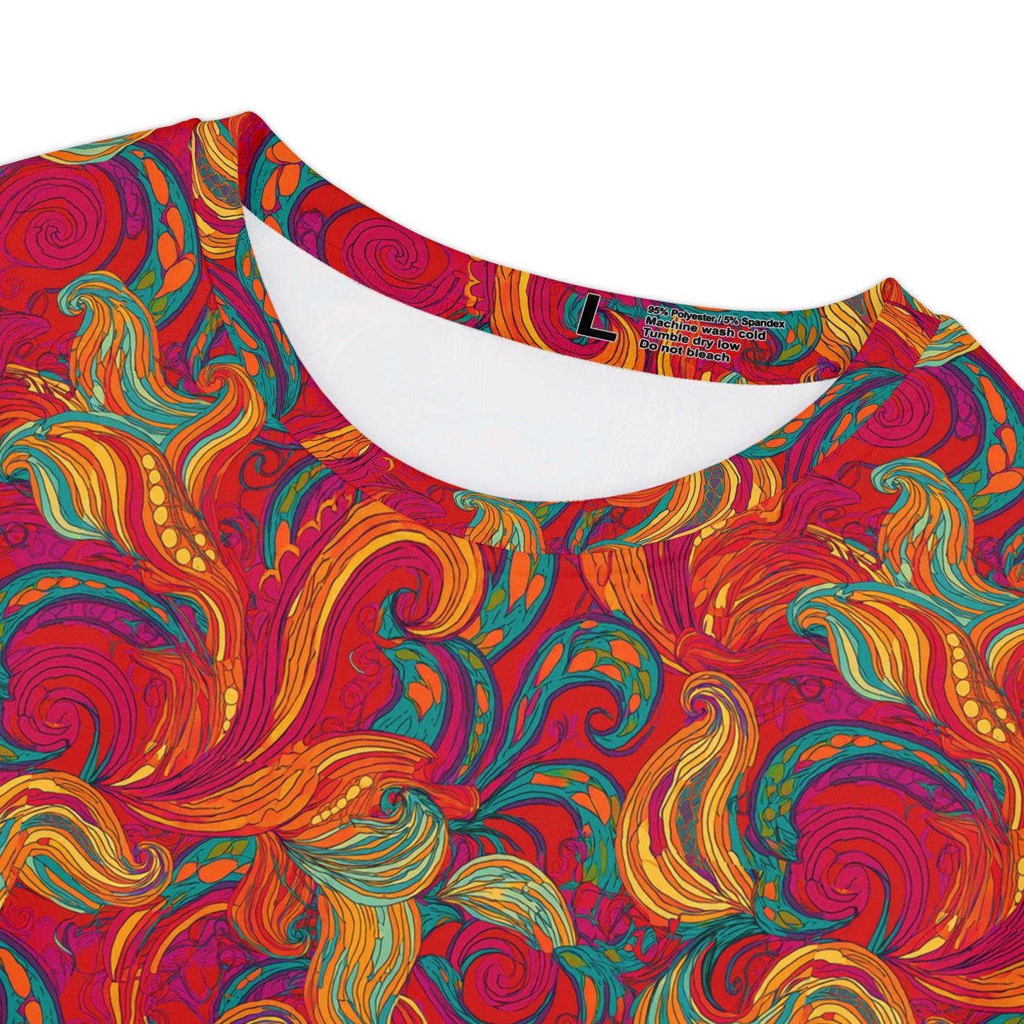 Women Poly Span T-Shirt with Floral Print