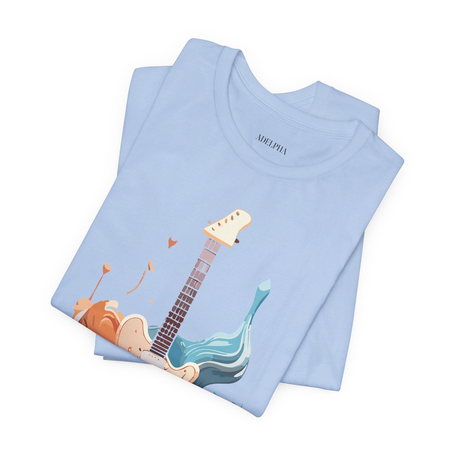 Music Graphic Tee Unisex Jersey Short Sleeve Adelpha Vintage Inspired Artwork Premium Design
