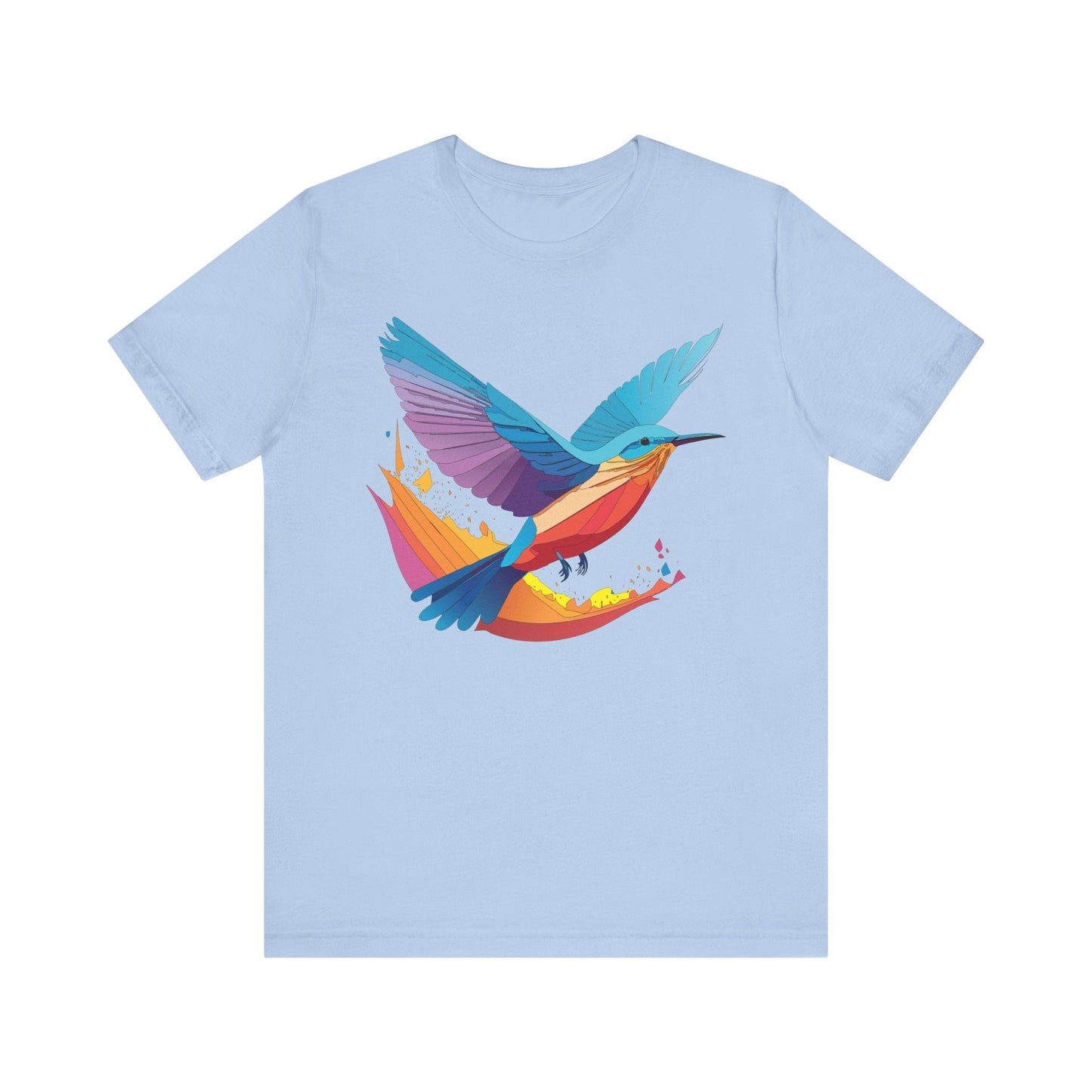 Unisex Animal Shirt Art Design Tee With Wild Animals Print Soft Comfortable Short Sleeve Tee