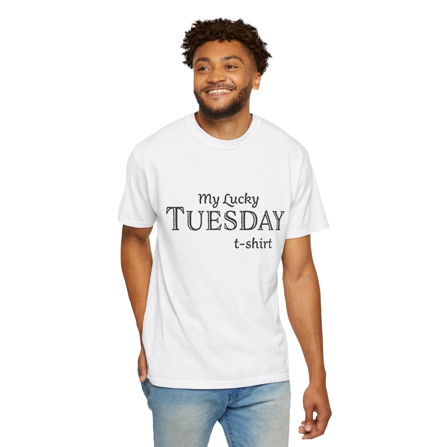 Unisex T-shirt with weekdays design