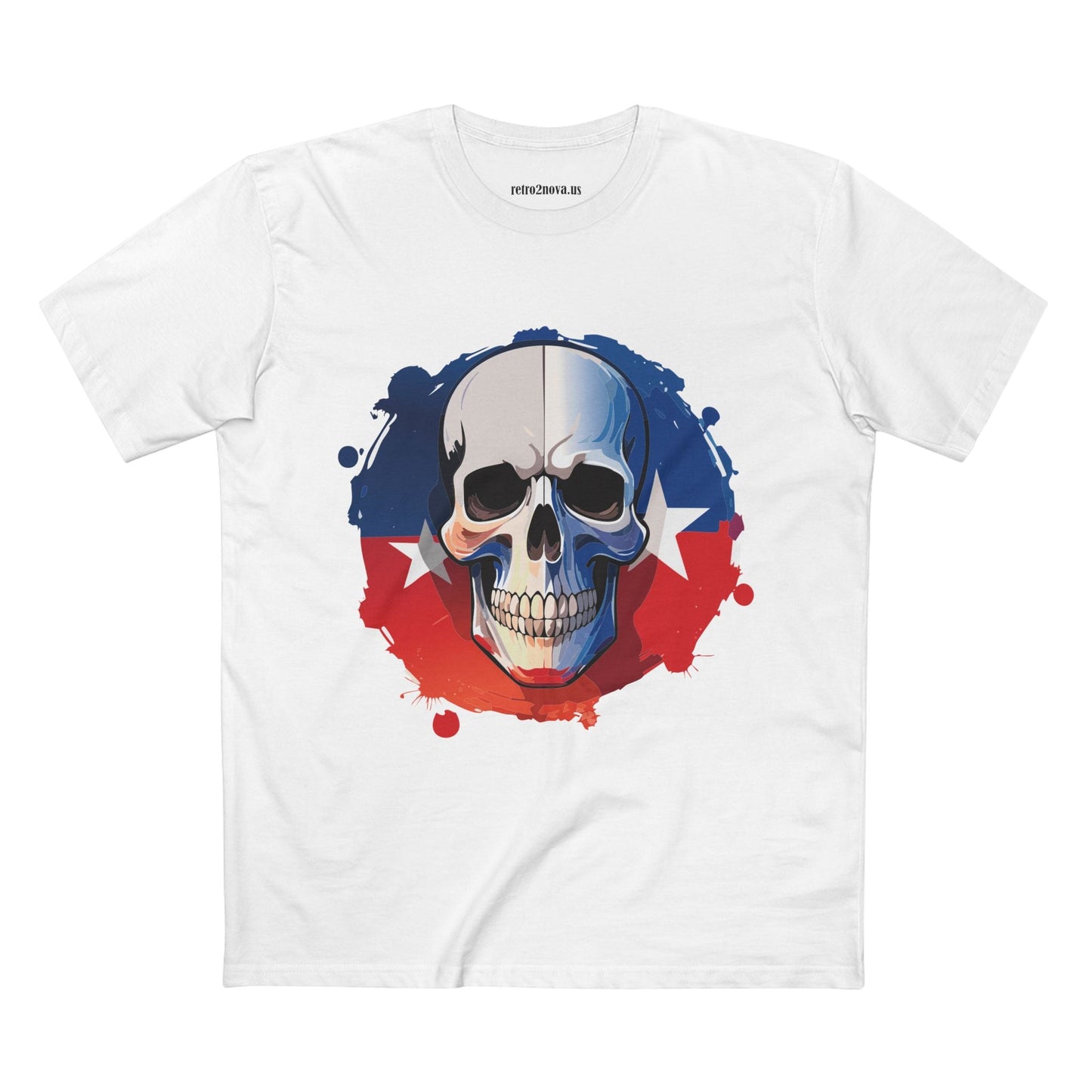 Skull And Skeleton Shirt Unisex Premium Cotton Tee With Original Art Design From Retro2Nova