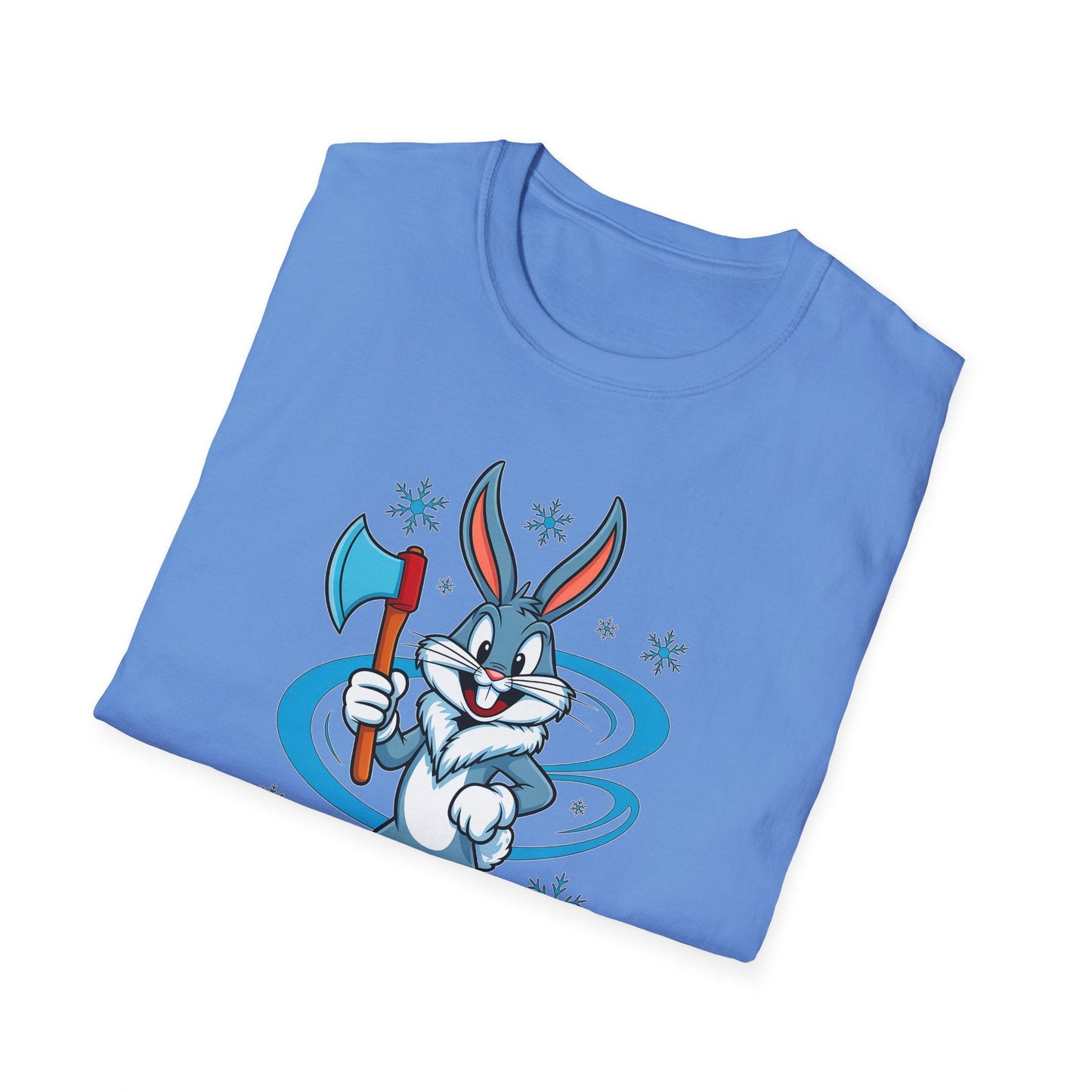 Bugs Bunny T Shirt Cartoon Print Unisex Softstyle Tee Gildan 64000 100 Percent Cotton