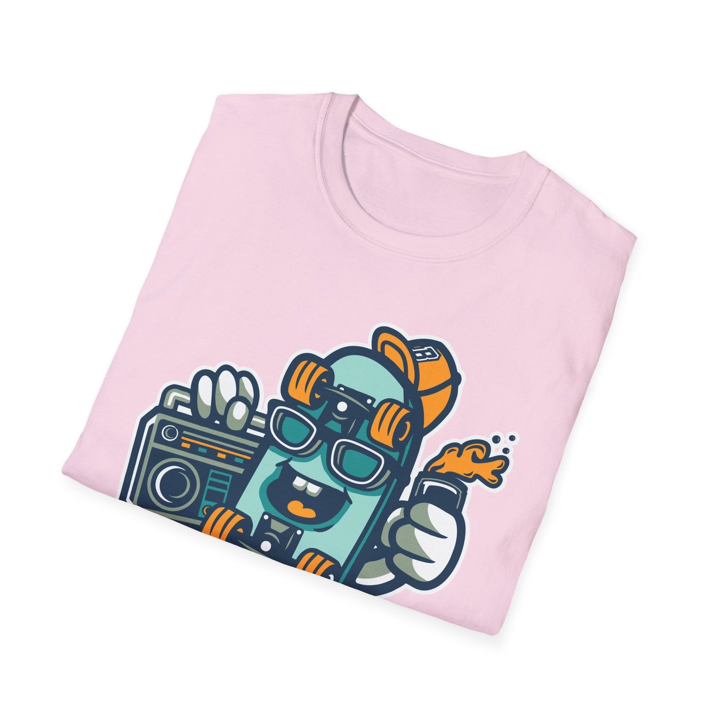 Cartoon Animation T Shirt Unisex Funny Tee Gildan Softstyle 64000 Ring Spun Cotton