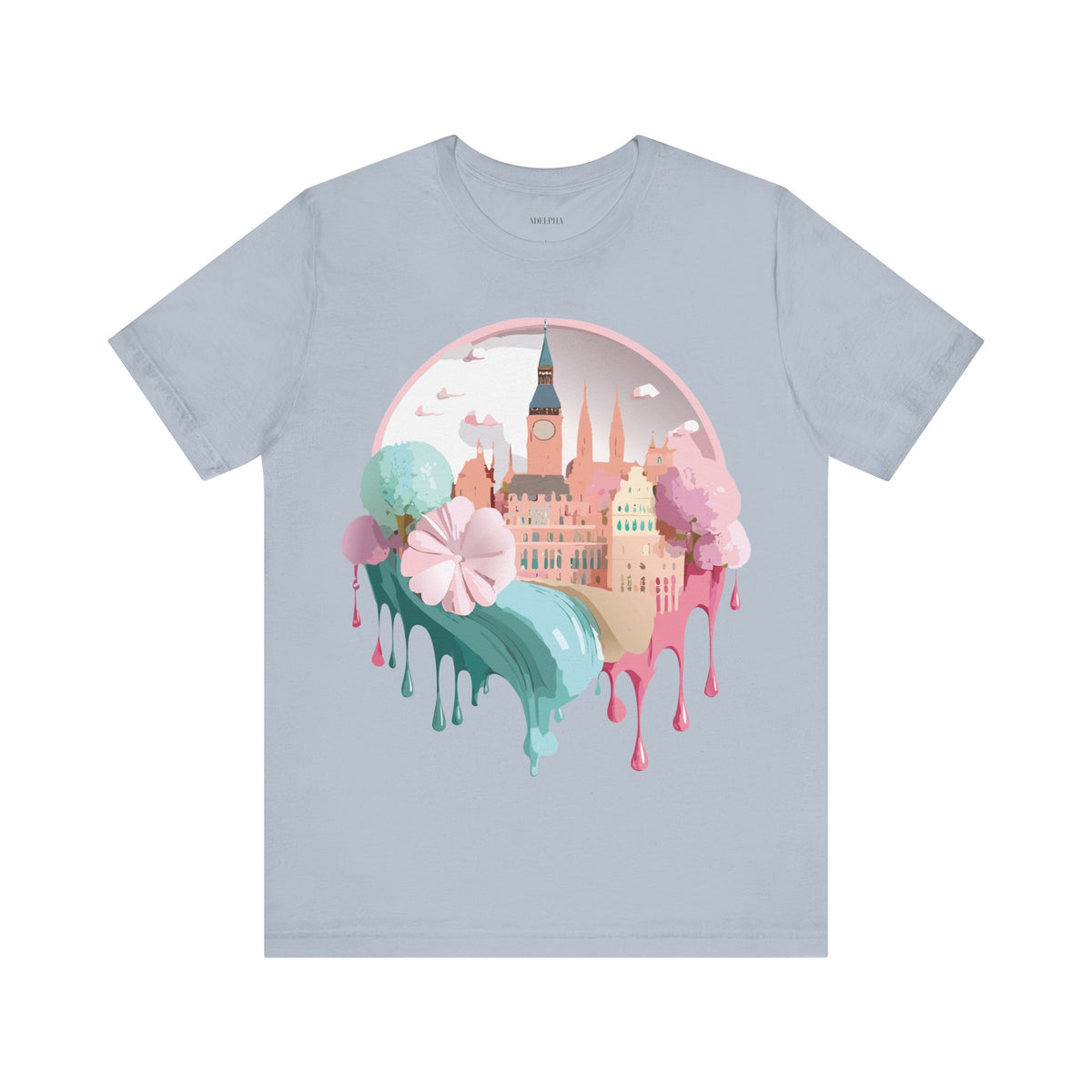 Unisex Cotton Bella+Canvas Tee with Prague