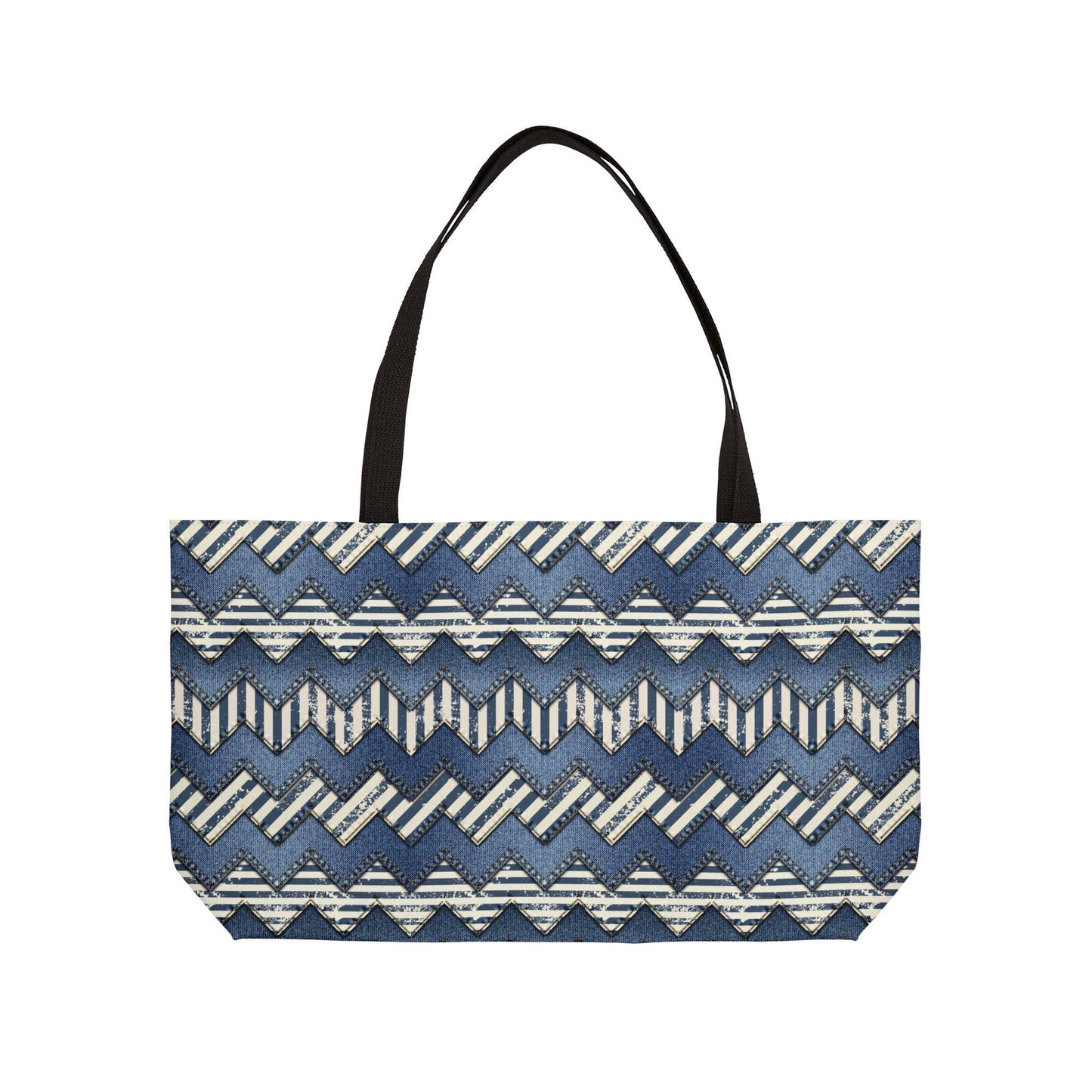 Denim Color Imitation Print Unisex  Yoga Bag  Spun Polyester 24x13 Canvas Gym Bag 16