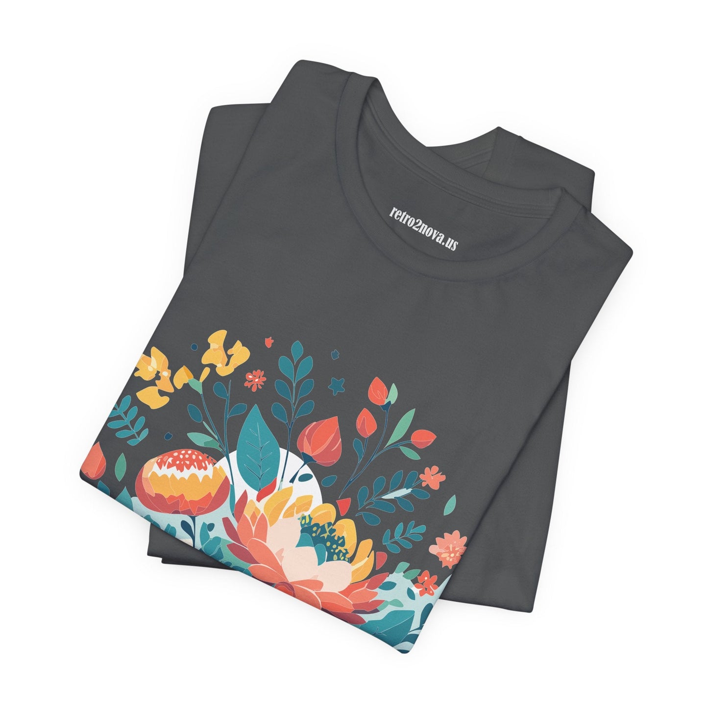 Flowers Shirt Floral Shirt Unisex Jersey Short Sleeve Tee Breathable Fabric Free Shipping