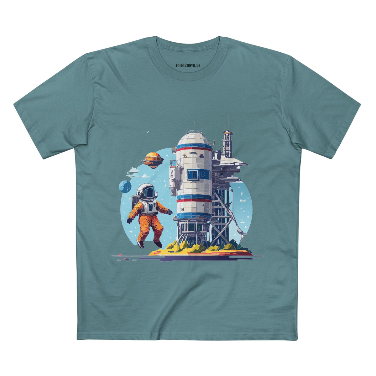 Cosmos Astronaut Graphic Tee Staple Unisex 100 Cotton Tee Shirt - CS-8