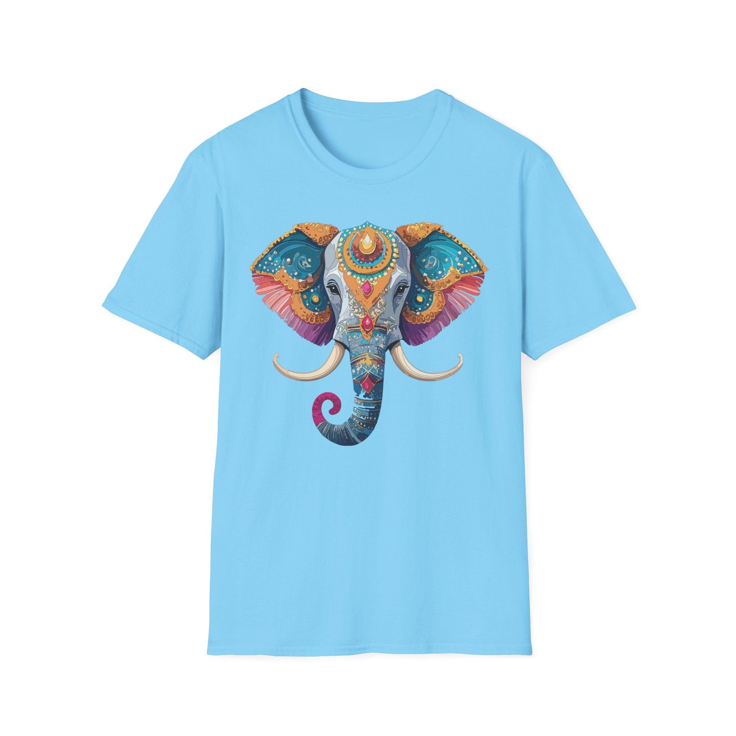 Elephant Shirt Unisex Elephant Tee Softstyle Cotton Gildan 64000 Animal Tee Graphic Elephant Tee