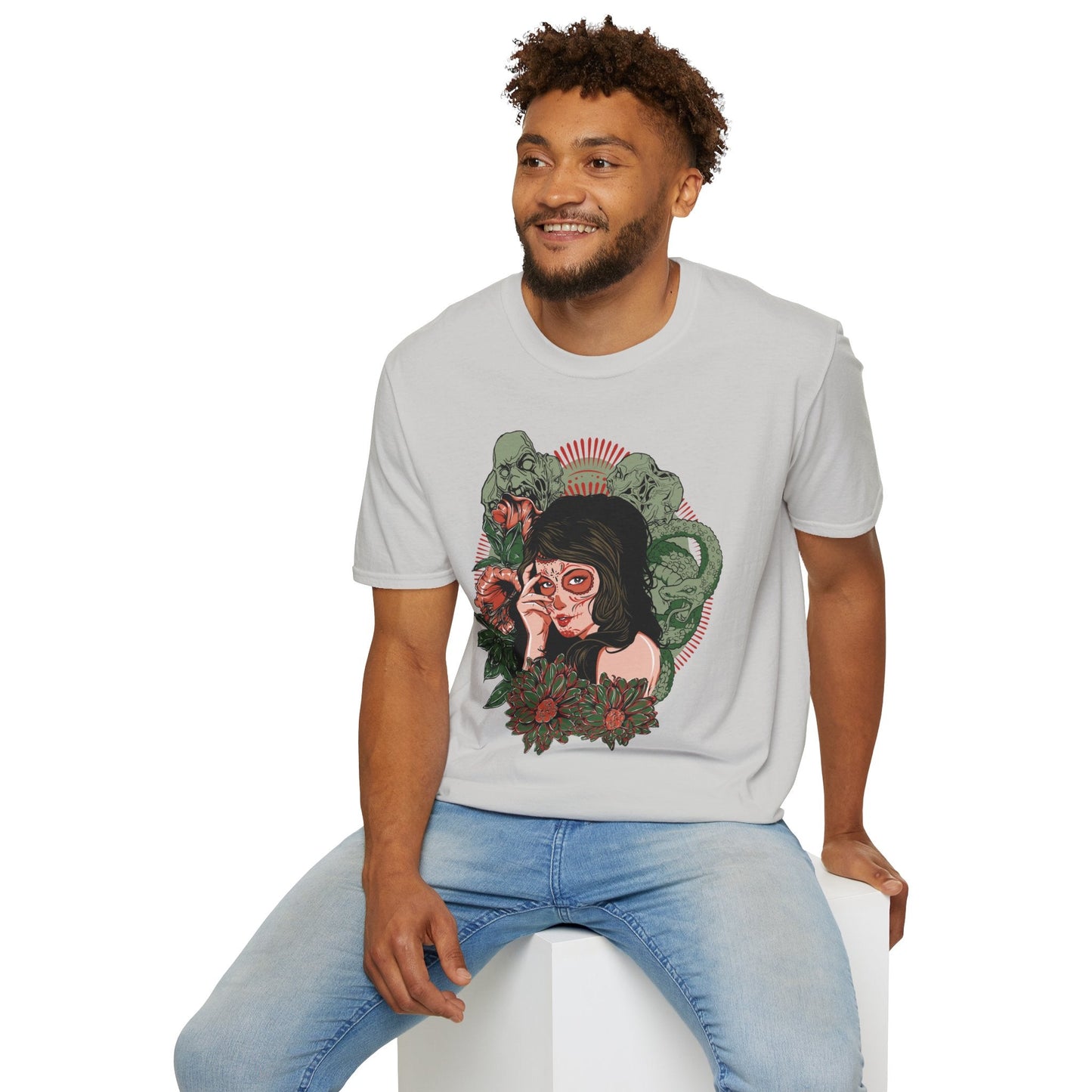 Art Design Graphic Tee Shirt Unisex Softstyle Cotton Art Shirt for Graphic Lovers