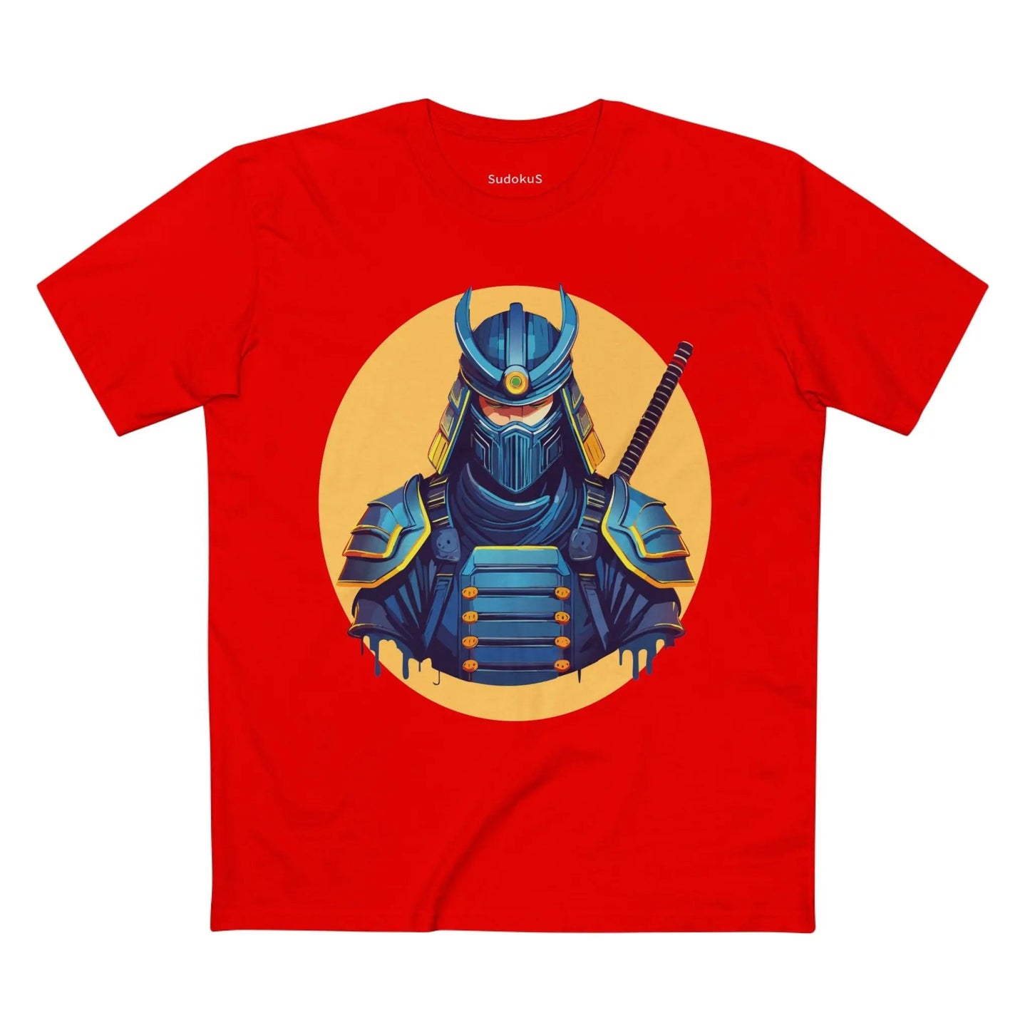Samurai Graphic Unisex 100 Cotton Staple Tee 11