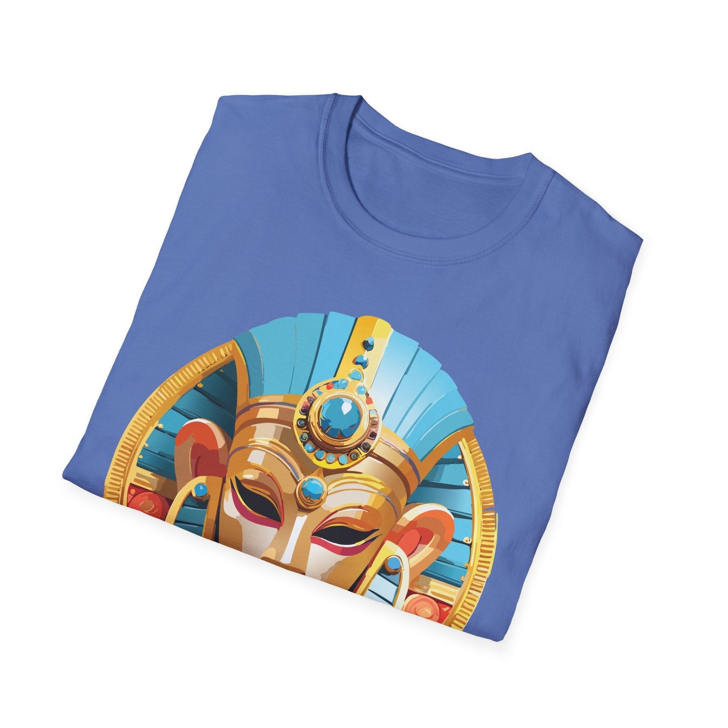 Mask Graphic Unisex Cotton Masquerade Design Artwork Tee 17