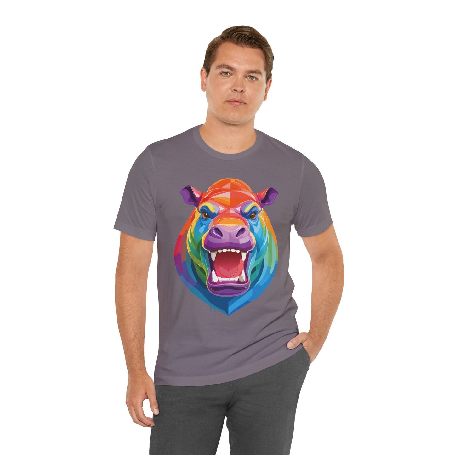 Unisex Animal Shirt with Animals Graphic Tee Art Design Wild Animals Shirt Tee for Everyone
