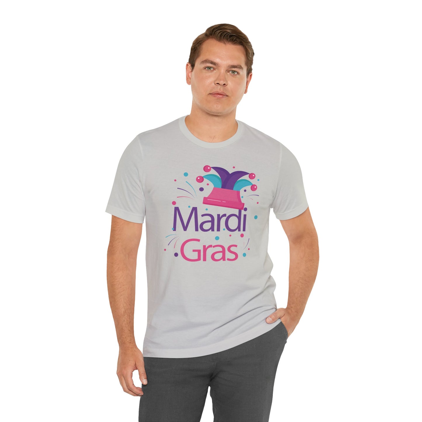 Tee-shirt en coton unisexe pour Mardi Gras