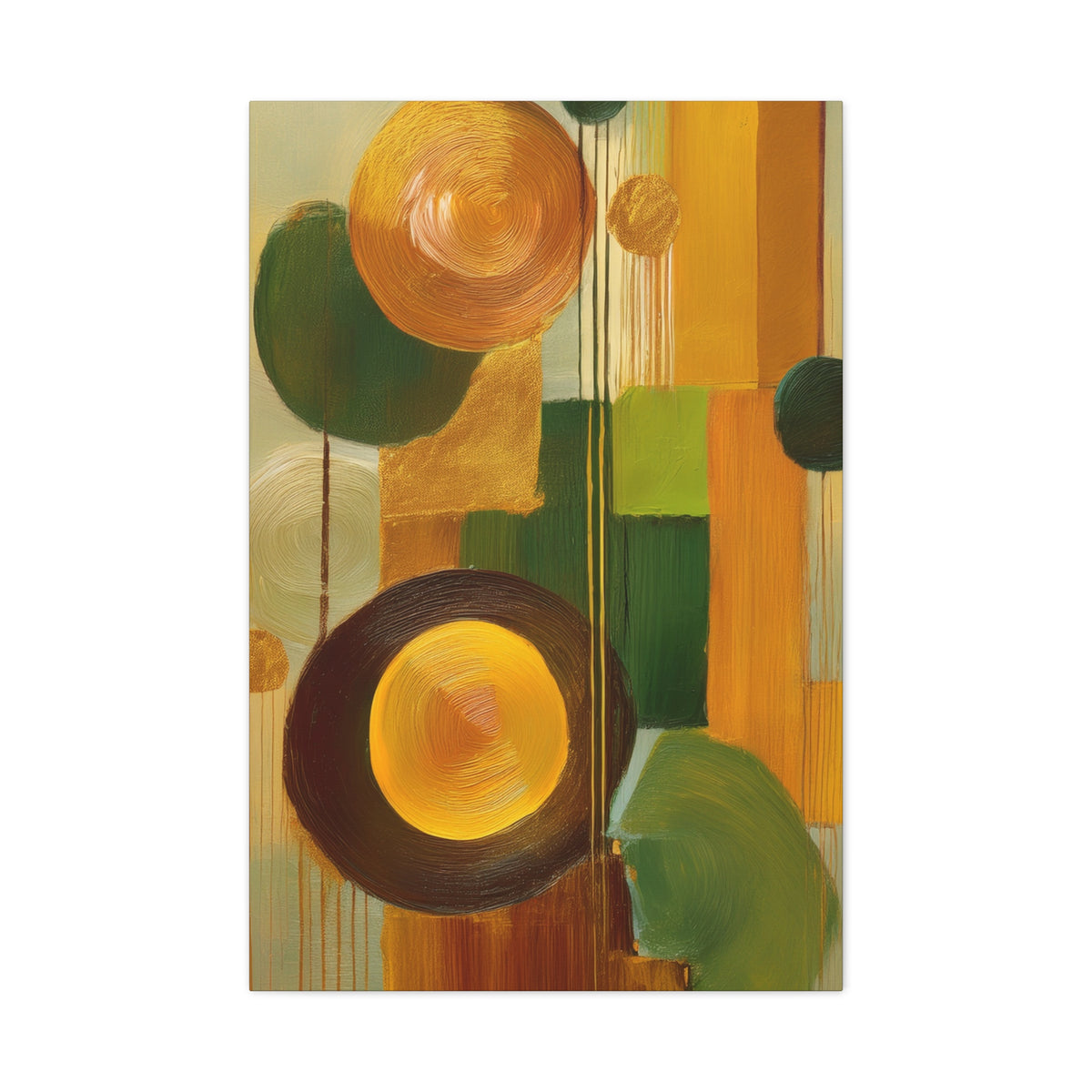 Abstract Geometric Painting Print Canvas 20x24,20x30,24x30 24x32,24x36,30x40 32x48,36x48,40x60 Pine-Wood Inner Frame ABS-58