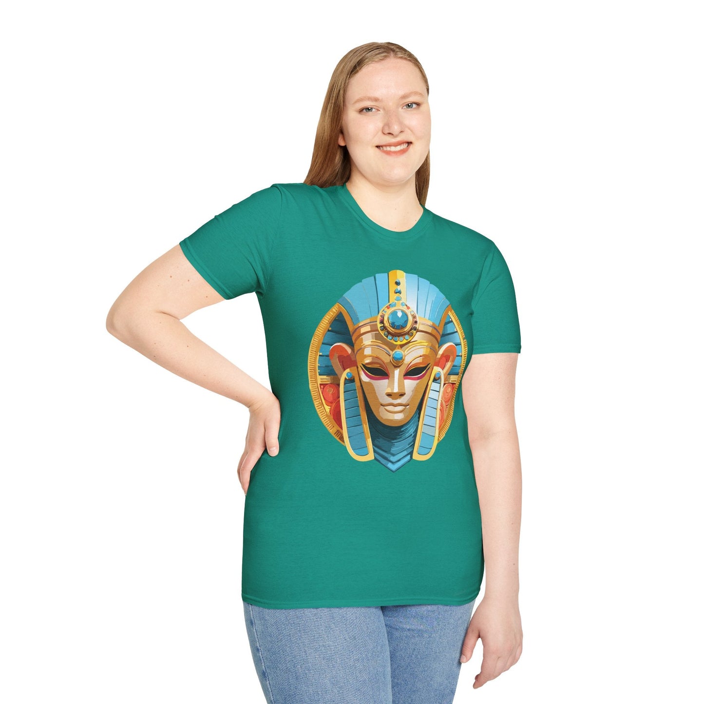 Mask Tee Shirt Unisex Softstyle Short Sleeve Art Design T Shirt 100 Percent Ring Spun Cotton