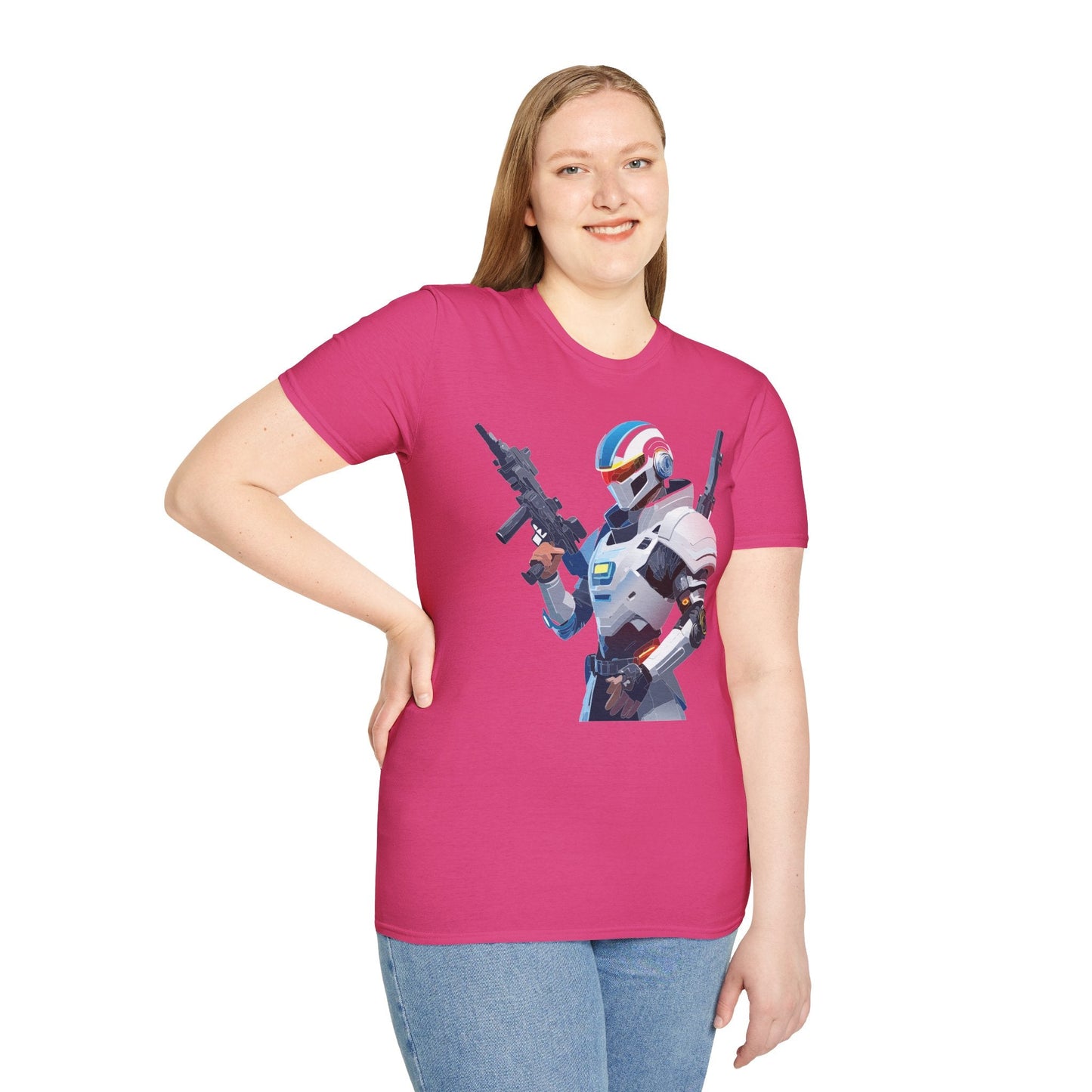 Robocop Graphic Unisex Cotton With Cyber Man Artwork Tee 2
