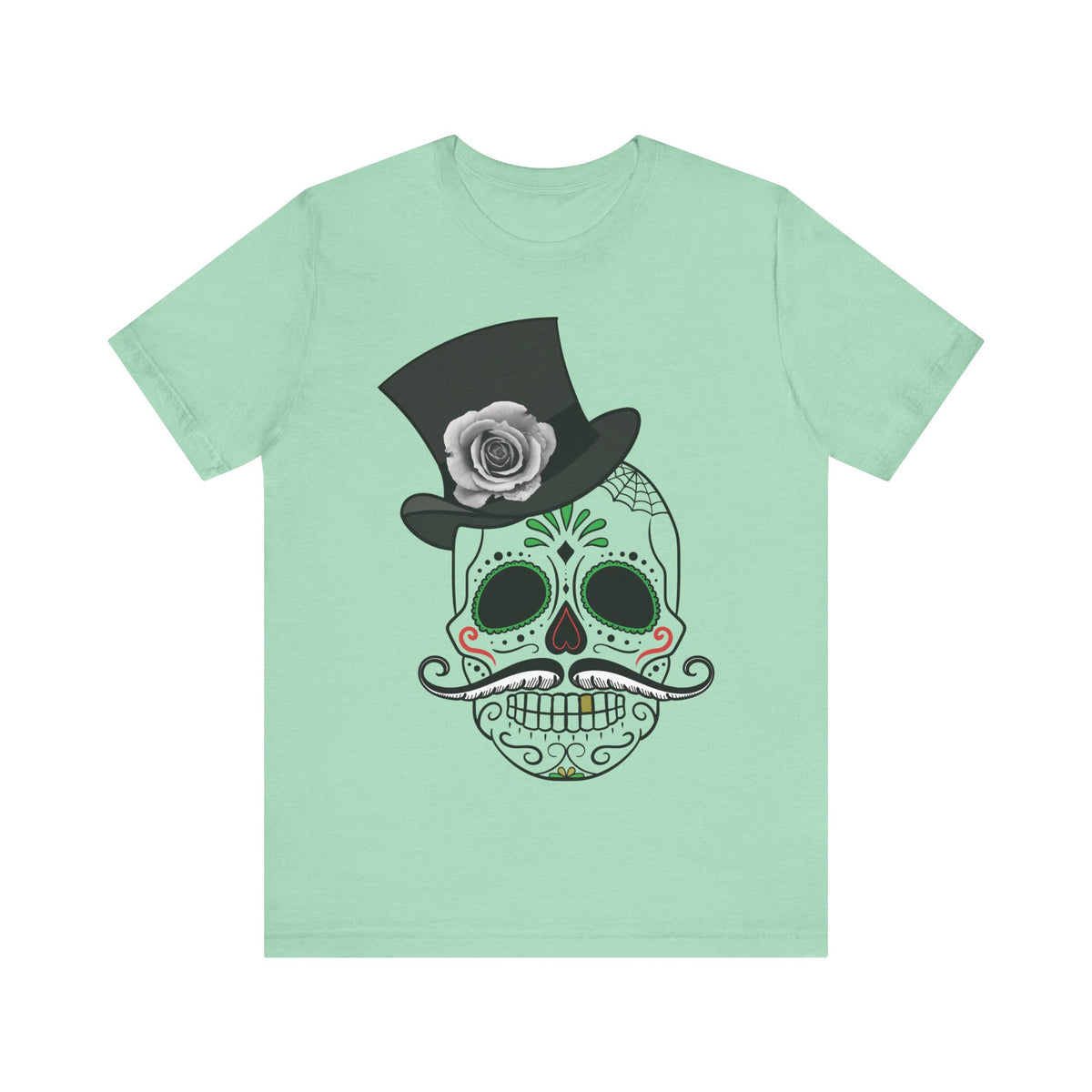 Camiseta unisex de algodón con calavera