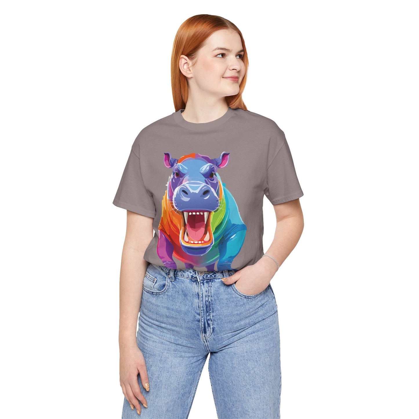 Unisex Animal Tee Shirt With Art Design Wild Animals Graphic Tee For Men Women All Sizes