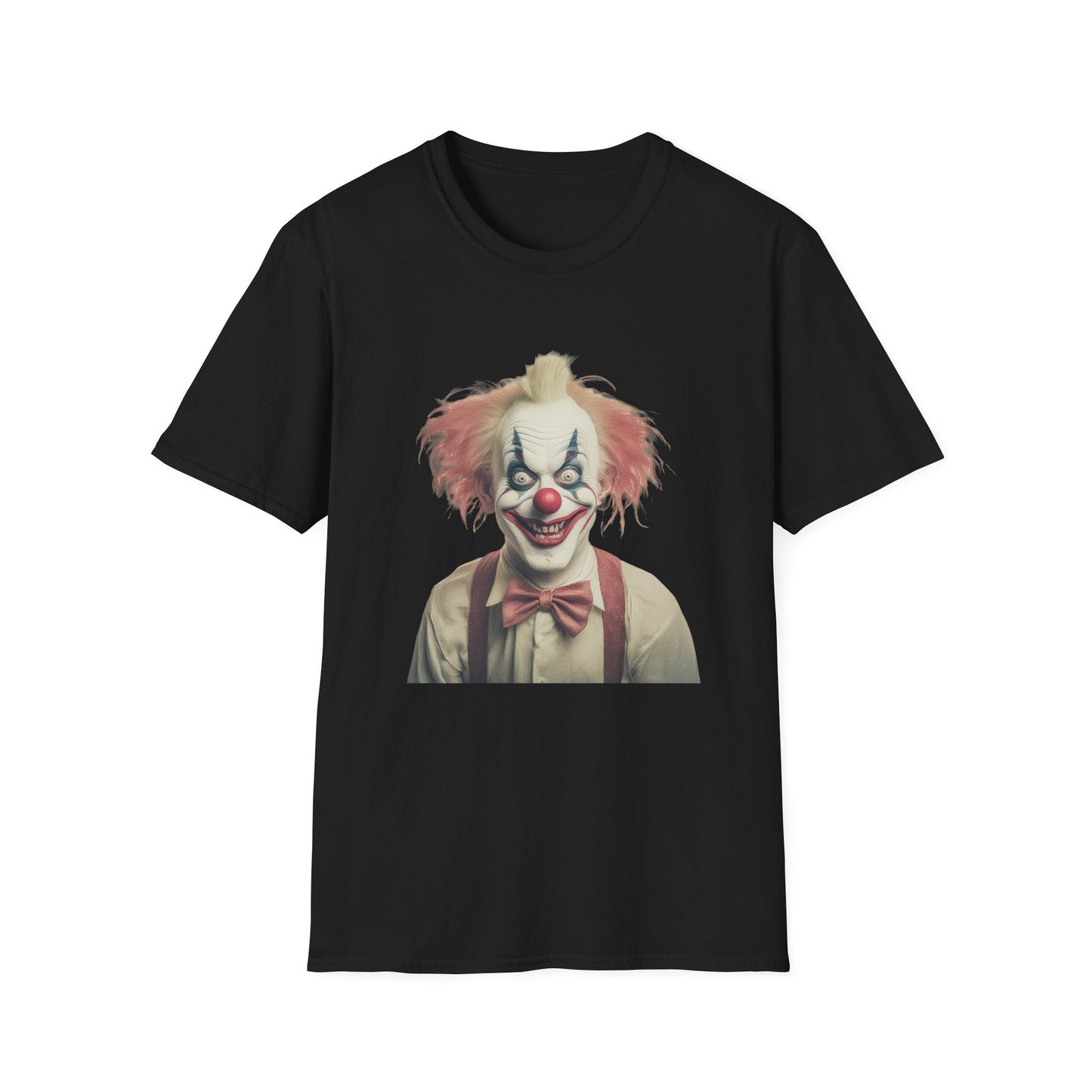 Clown Shirt Circus Tee Gildan Softstyle 64000 One Hundred Percent Ring Spun Cotton Lightweight
