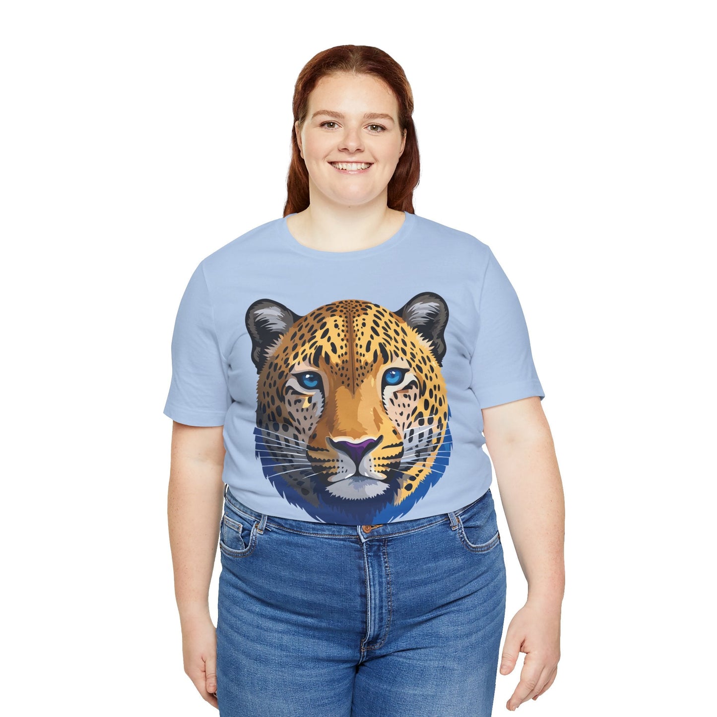 Unisex Animal Graphic Tee Shirt With Wildlife Art Design For Everyday Comfort Short Sleeve