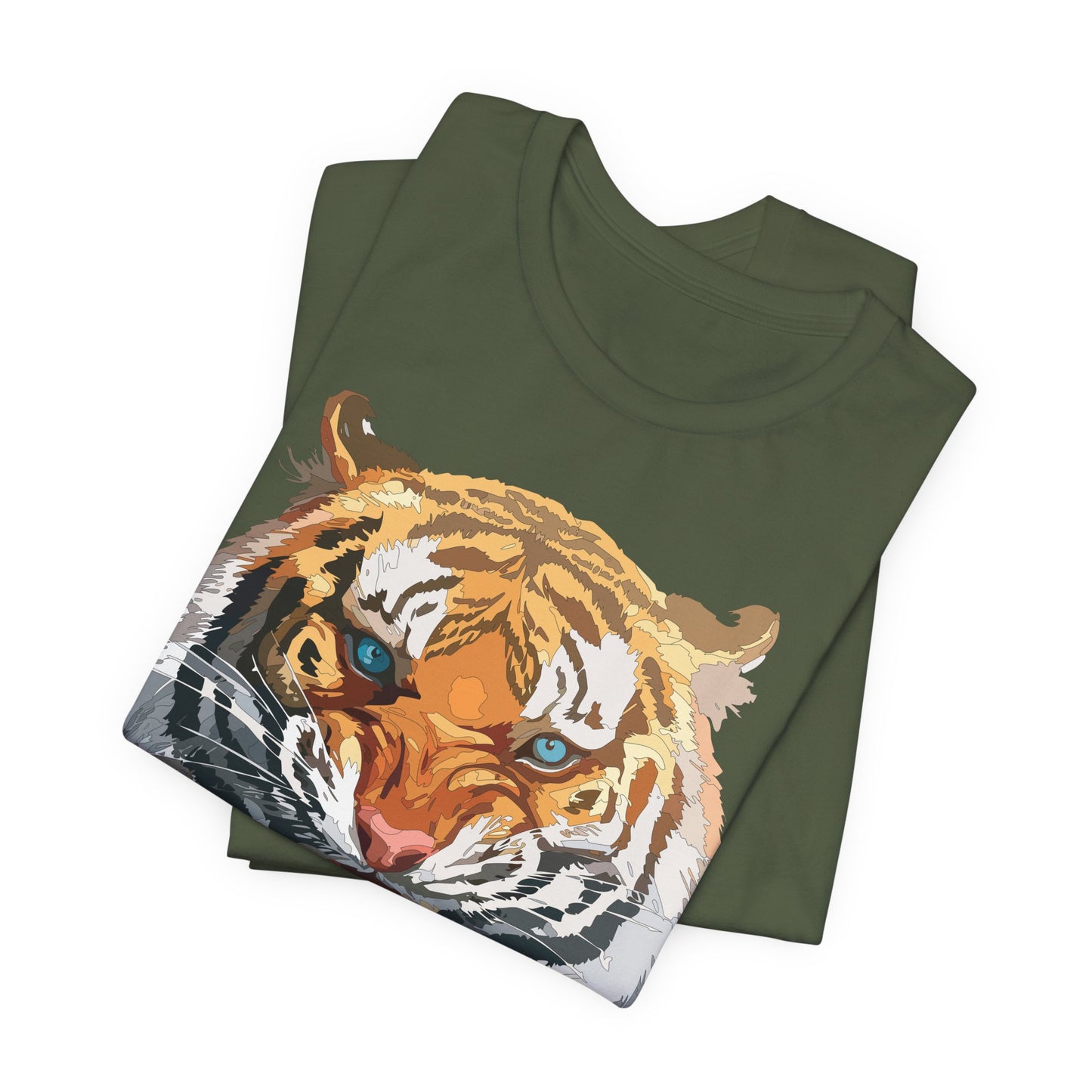 Tiger Shirt, Animal Shirt, T-Shirt with Tiger, Art Design Tee, Wild Animals Tees, Safari T-Shirt, Graphic Design Tee 15