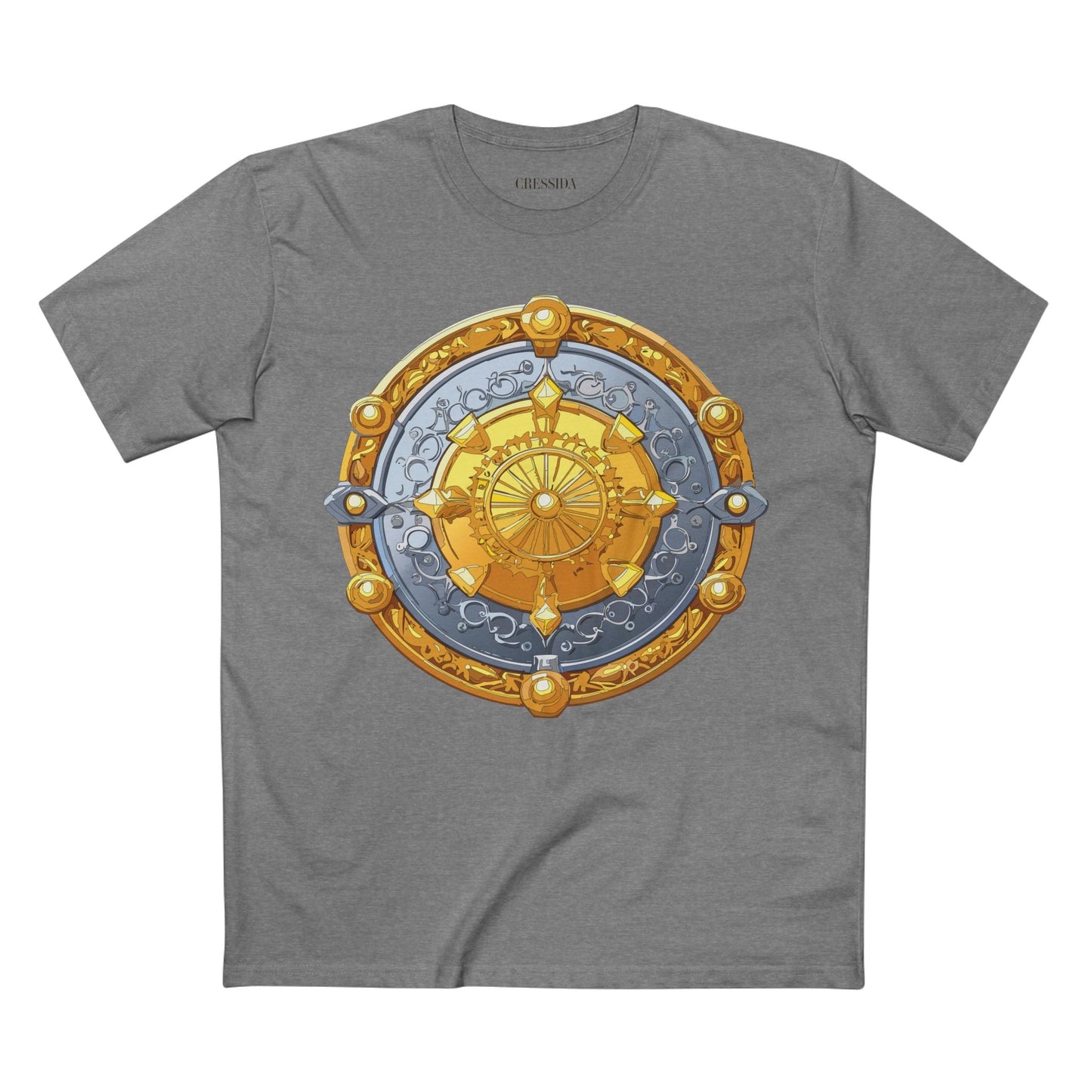 Antique Gold Coin Graphic Design T-Shirt Unisex 100 Cotton With Golden Print Artwork Tee 6