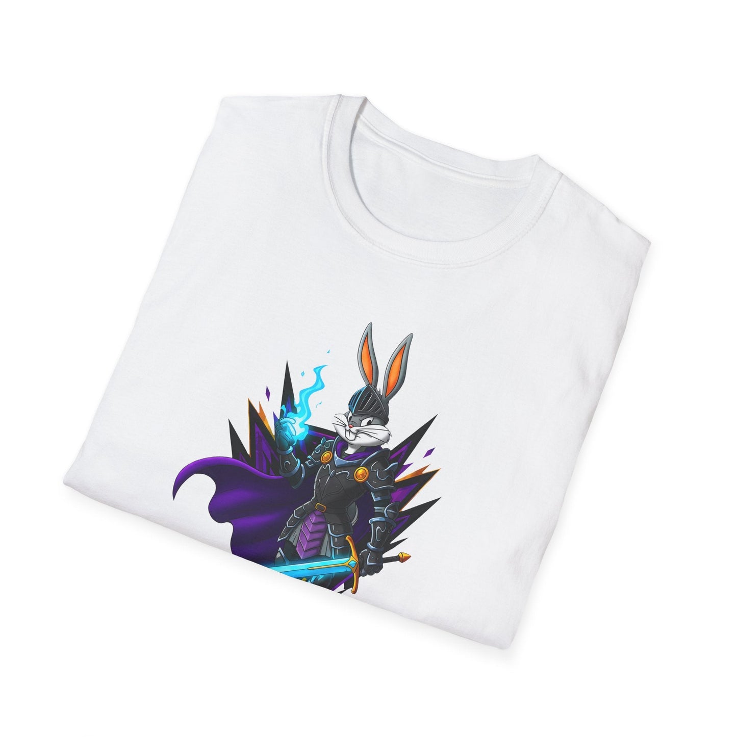 Bugs Bunny Shirt Unisex Gildan Softstyle Tee 100 Percent Cotton Cartoon Graphic Design