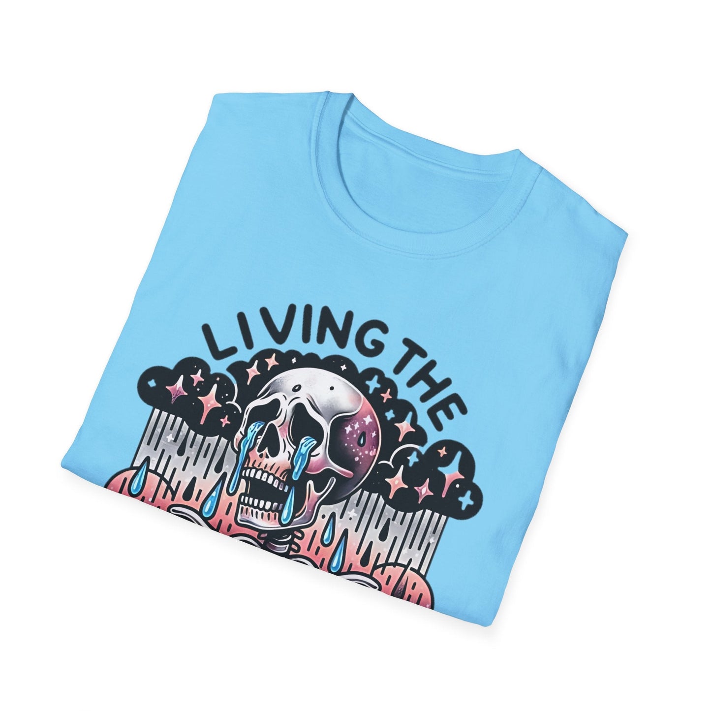 Unisex Skull Shirt Skeleton Design Gildan Softstyle 64000 Short Sleeve T Shirt For Everyday Comfort