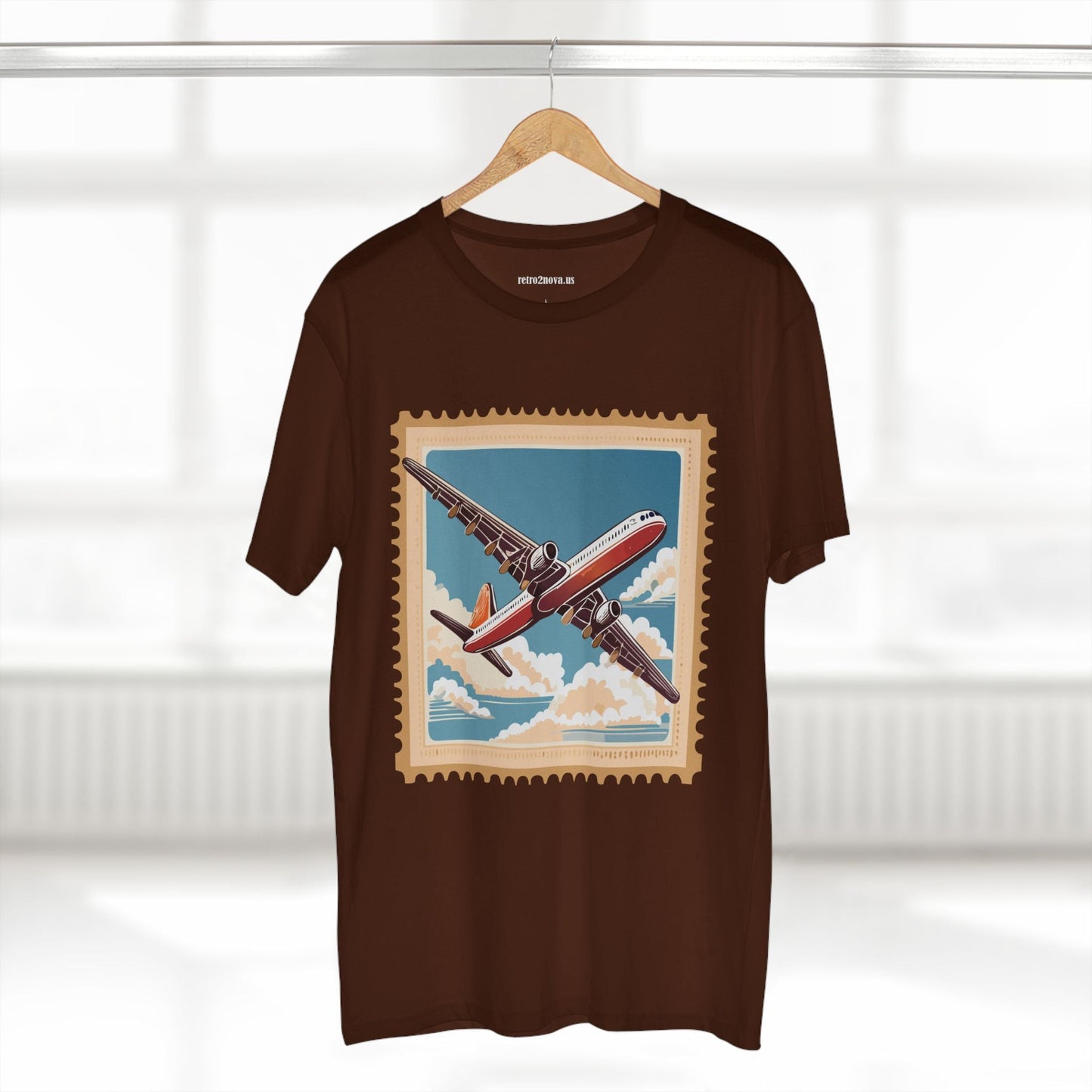 Postage Stamp Shirt Unisex Premium Cotton Tee With Original Art Design From Retro2Nova PS38