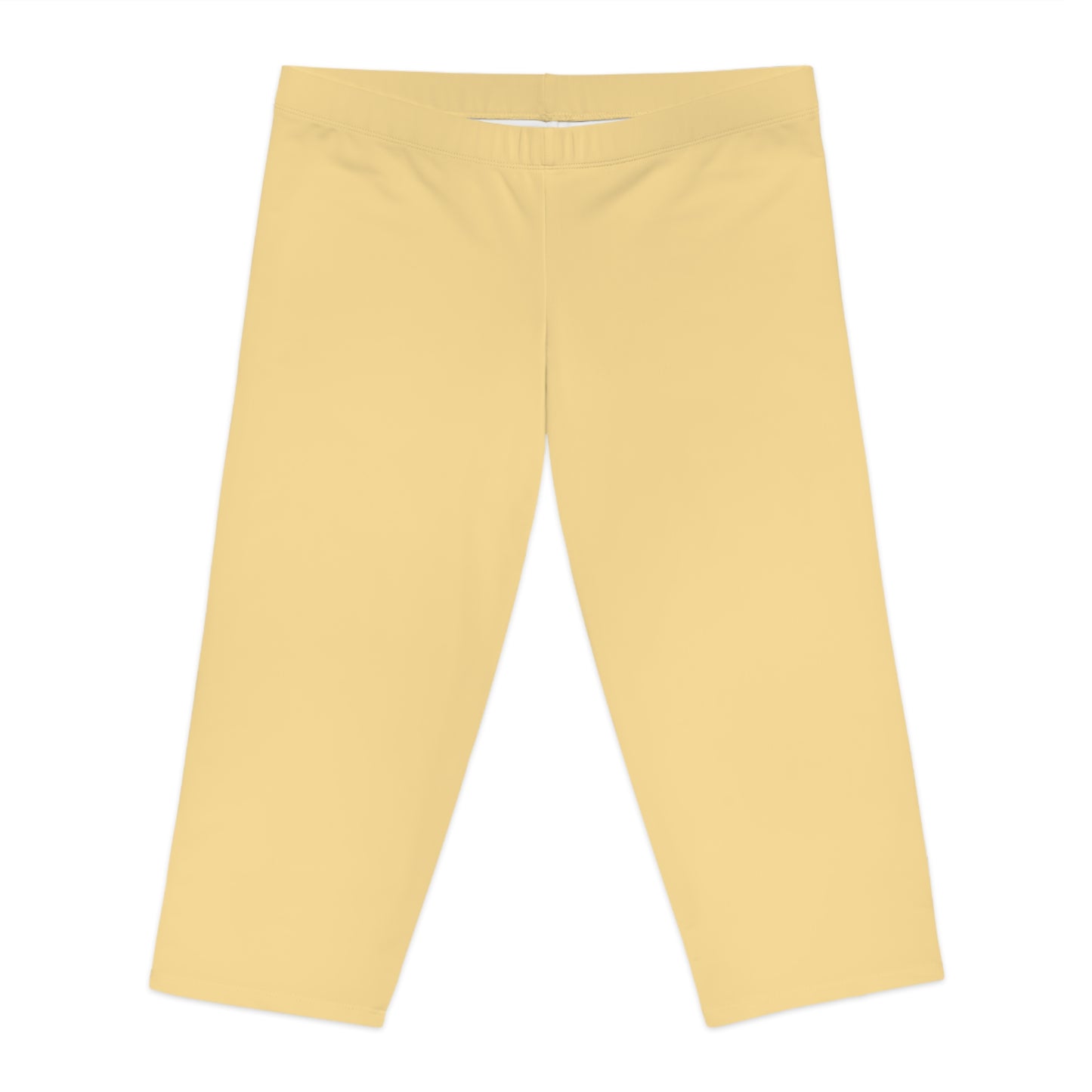 黃色七分緊身褲，黃色七分緊身褲