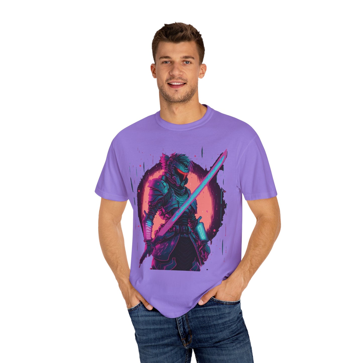 Unisex T-shirt with Knight in Armor