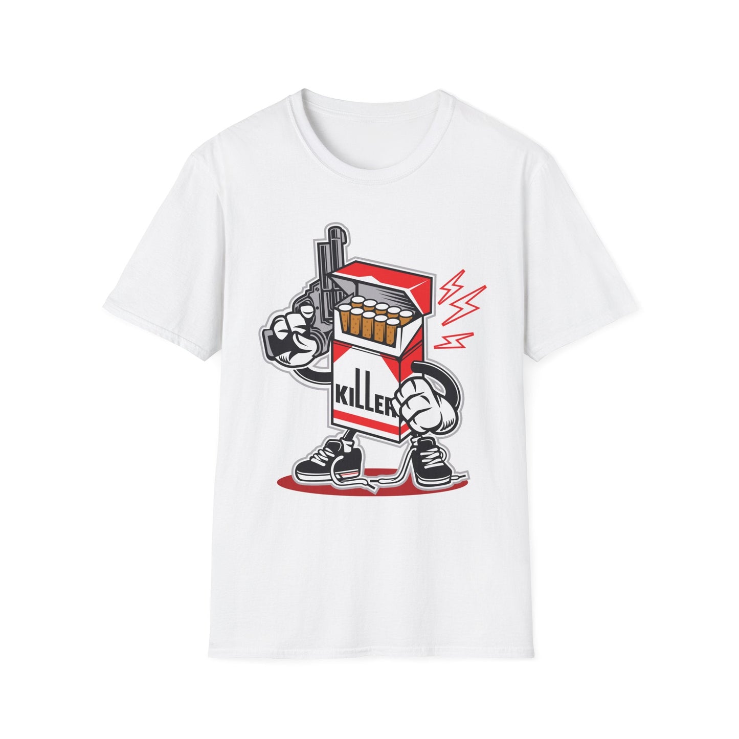 Cartoon T Shirt Animation Tee Funny Unisex Gildan Softstyle 64000 100 Percent Ring Spun Cotton