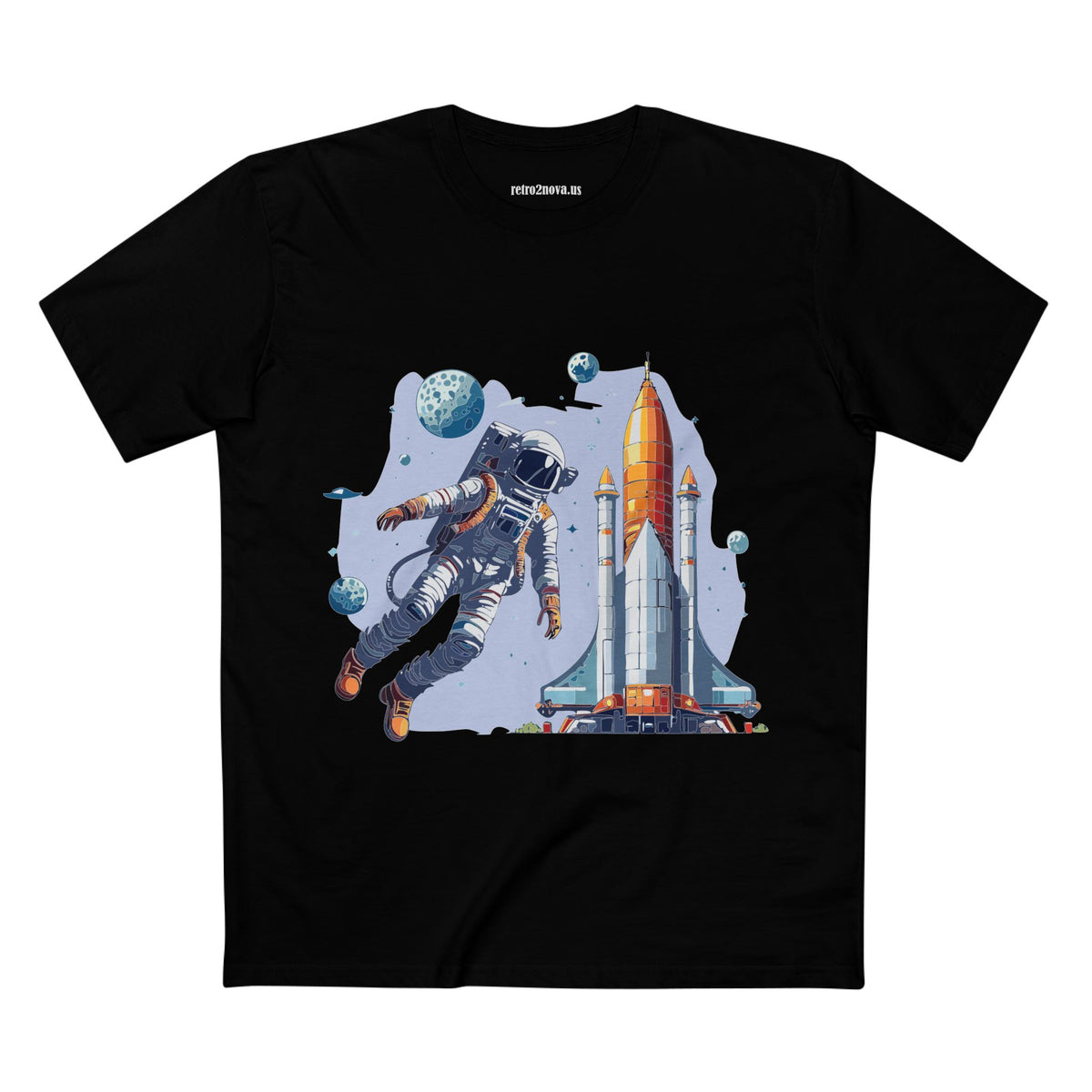 Cosmos Astronaut Graphic Tee Staple Unisex 100 Cotton Tee Shirt - CS-15
