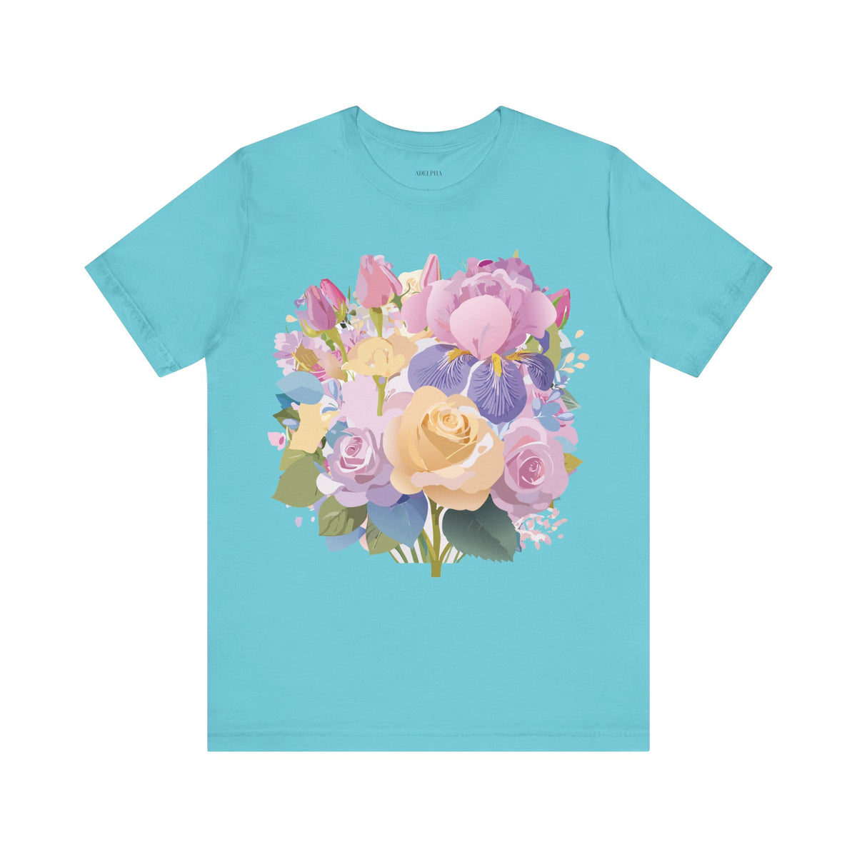 Floral Graphic Tee Shirt - Bella+Canvas Unisex 100 Cotton 41