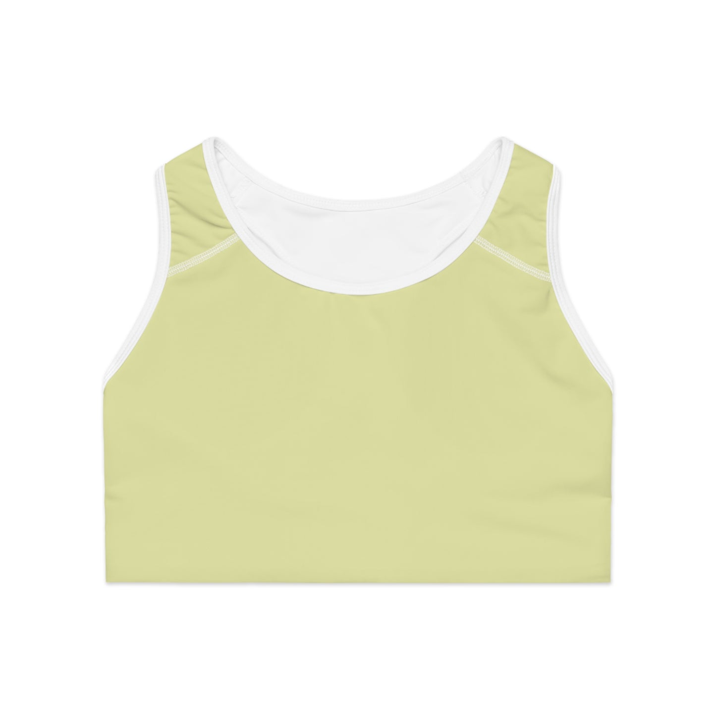 Yellow Color Sports Bra, Yellow Sports Bra 6