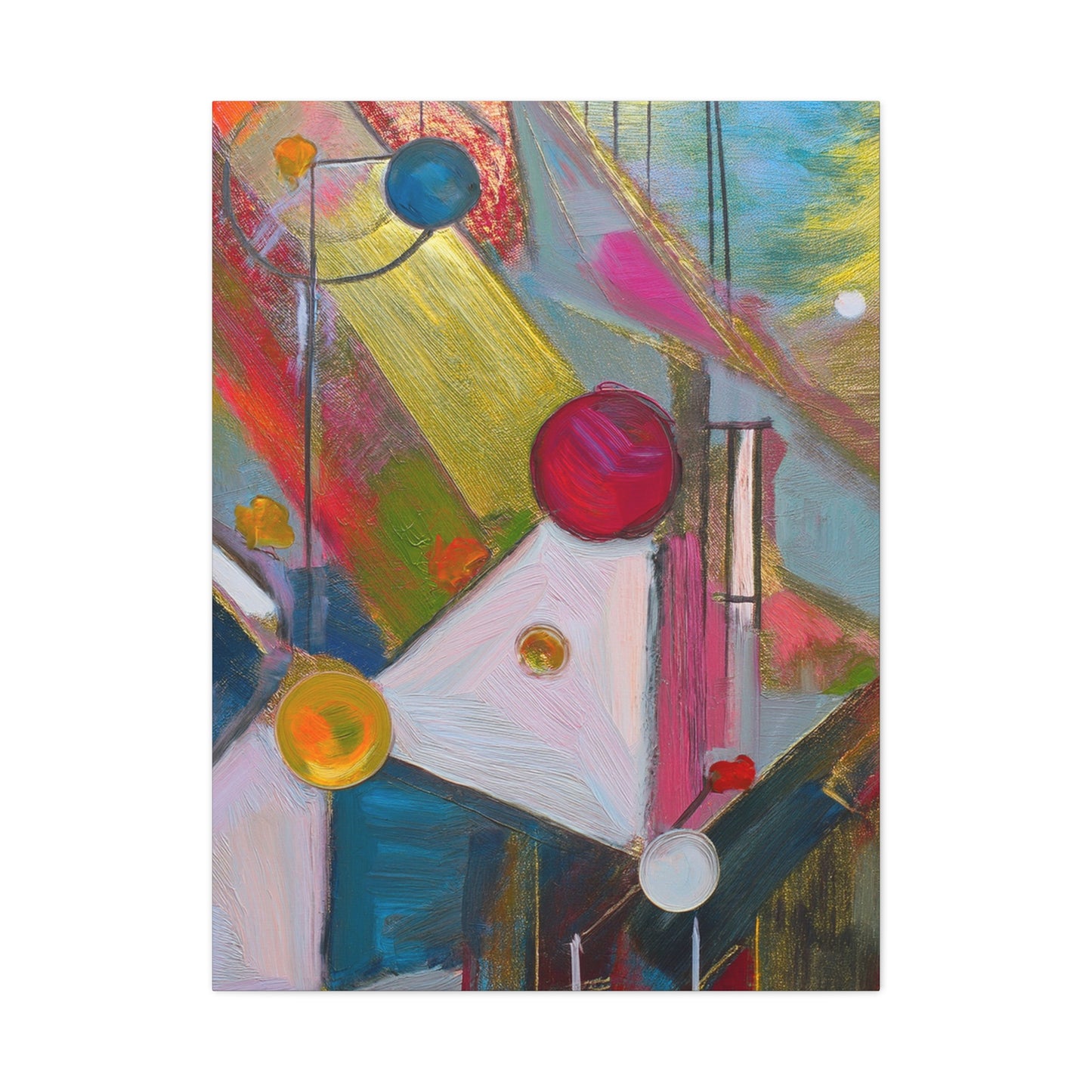 Abstract Oil Painting Print Canvas 20x24,20x30,24x30 24x32,24x36,30x40 32x48,36x48,40x60 Pine-Wood Inner Frame ABS-167