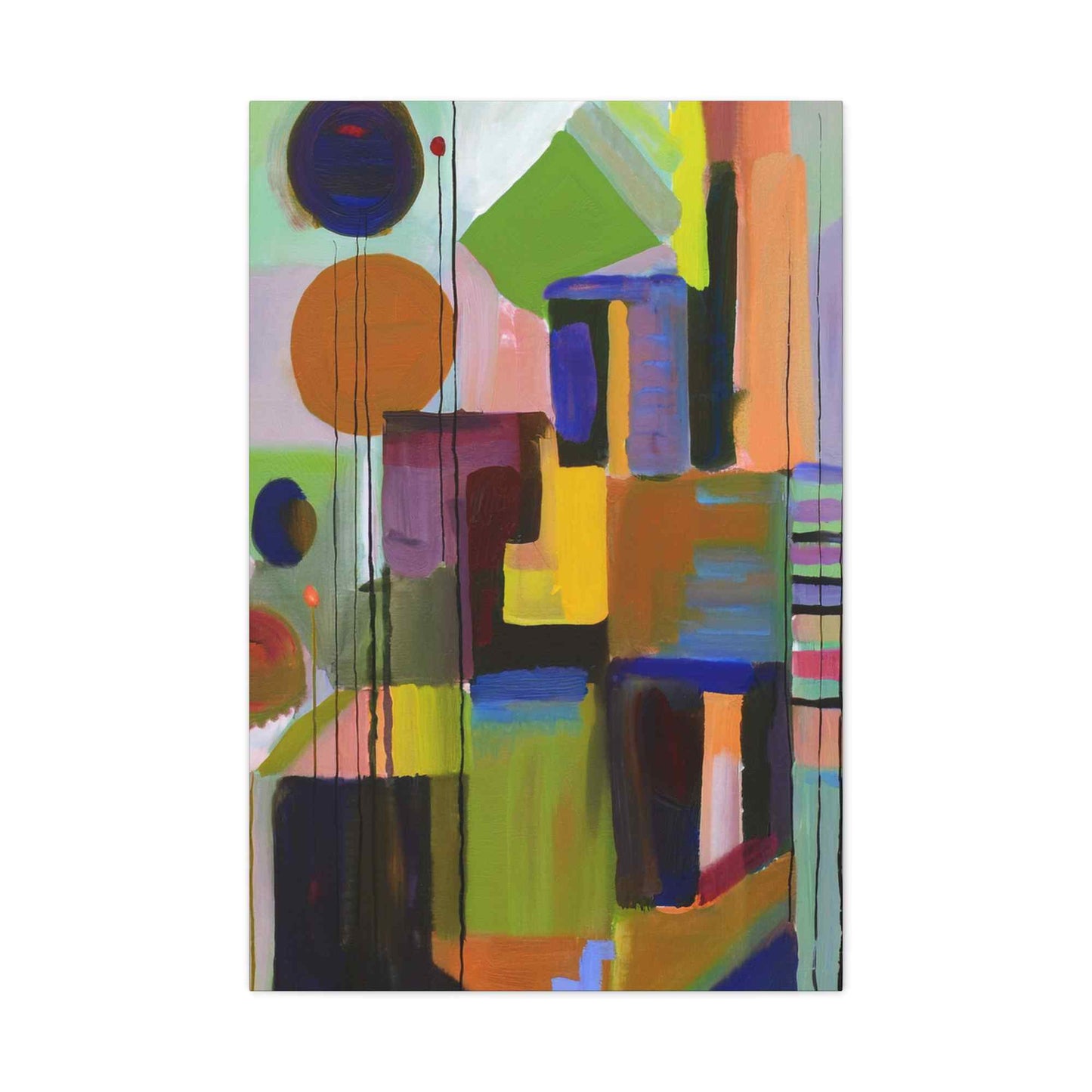 Abstract Painting Print Canvas 20x24,20x30,24x30, 24x32,24x36,30x40, 32x48,36x48,40x60 Pine-Wood Inner Frame ABS-3