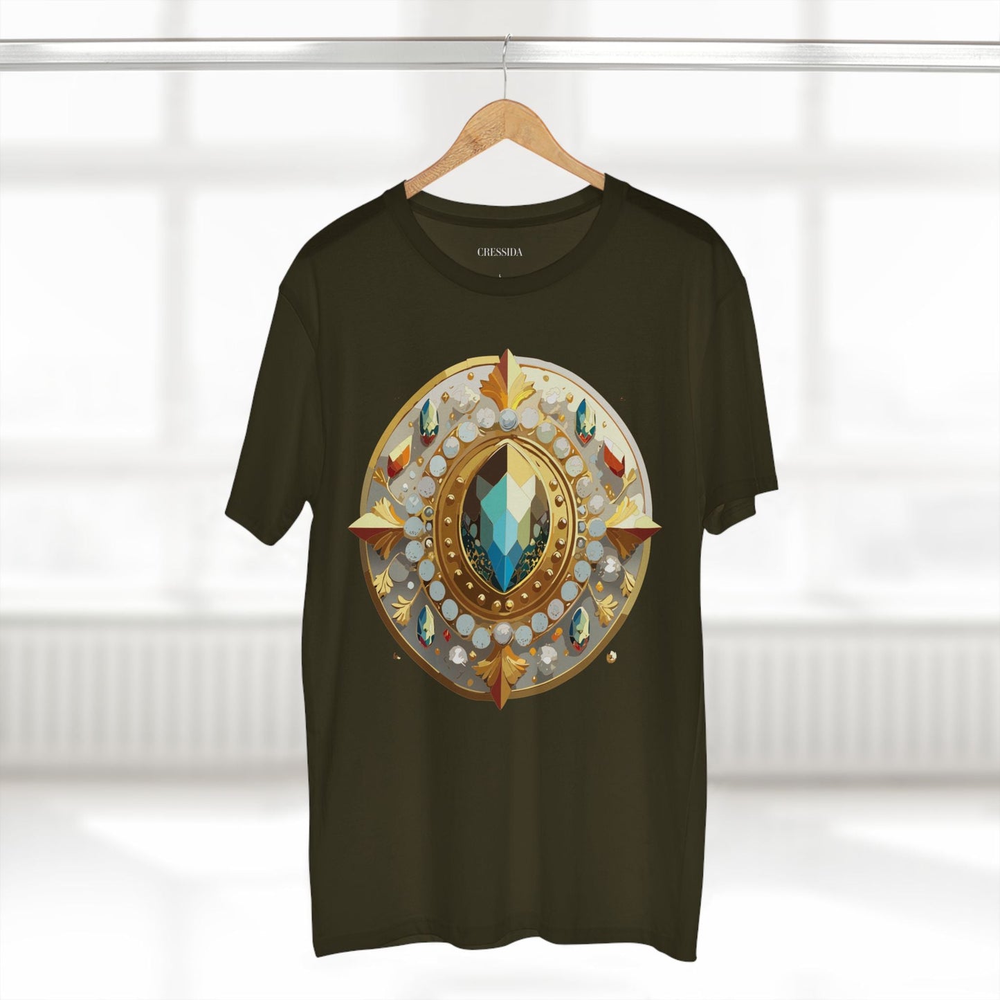 Medallion Graphic T-Shirt Unisex 100 Cotton With Gold Art Design Medal Tee 20