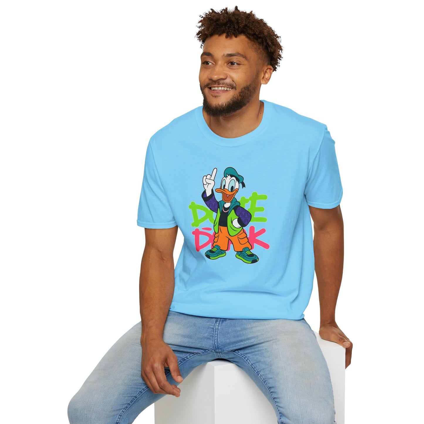 Unisex Cartoon T Shirt Animation Graphic Tee Funny Animals Softstyle 100 Percent Ring Spun Cotton