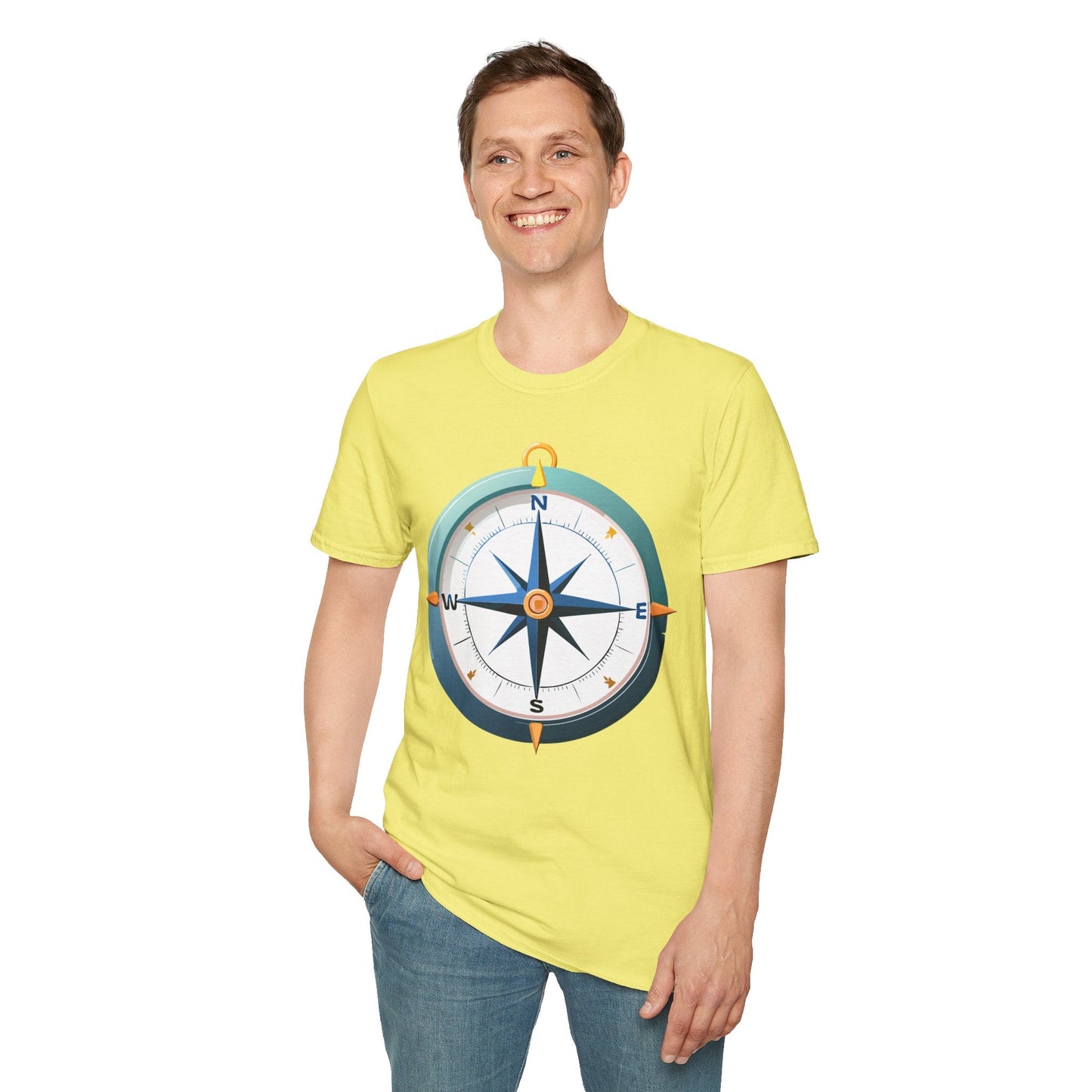 Compass Navigator Graphic Tee Unisex 100 Cotton 7