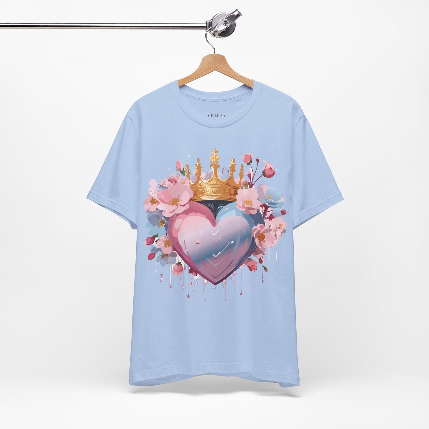 Valentine Graphic Tee Unisex Jersey Short Sleeve Adelpha Vintage Inspired Artwork